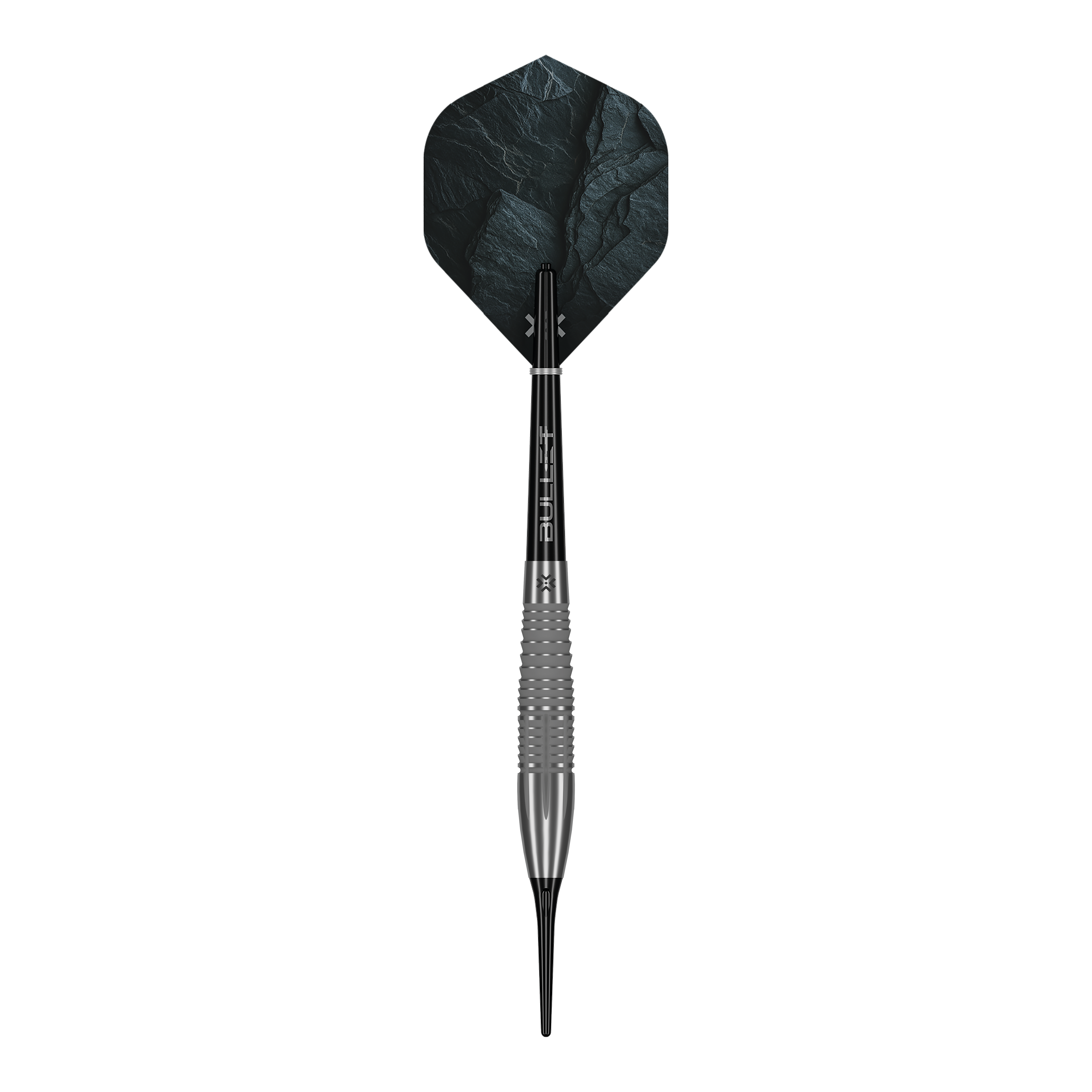 Bullet Monolith soft darts - 20g Auf dem Bild werden die Bullet Monolith 20g Soft Darts dargestellt. Diese Darts sind speziell für das Softdart-Spiel konzipiert.
