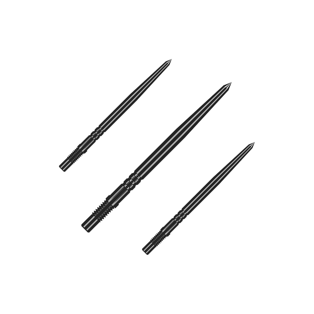Shot Turbo Point Dart Tips - Black