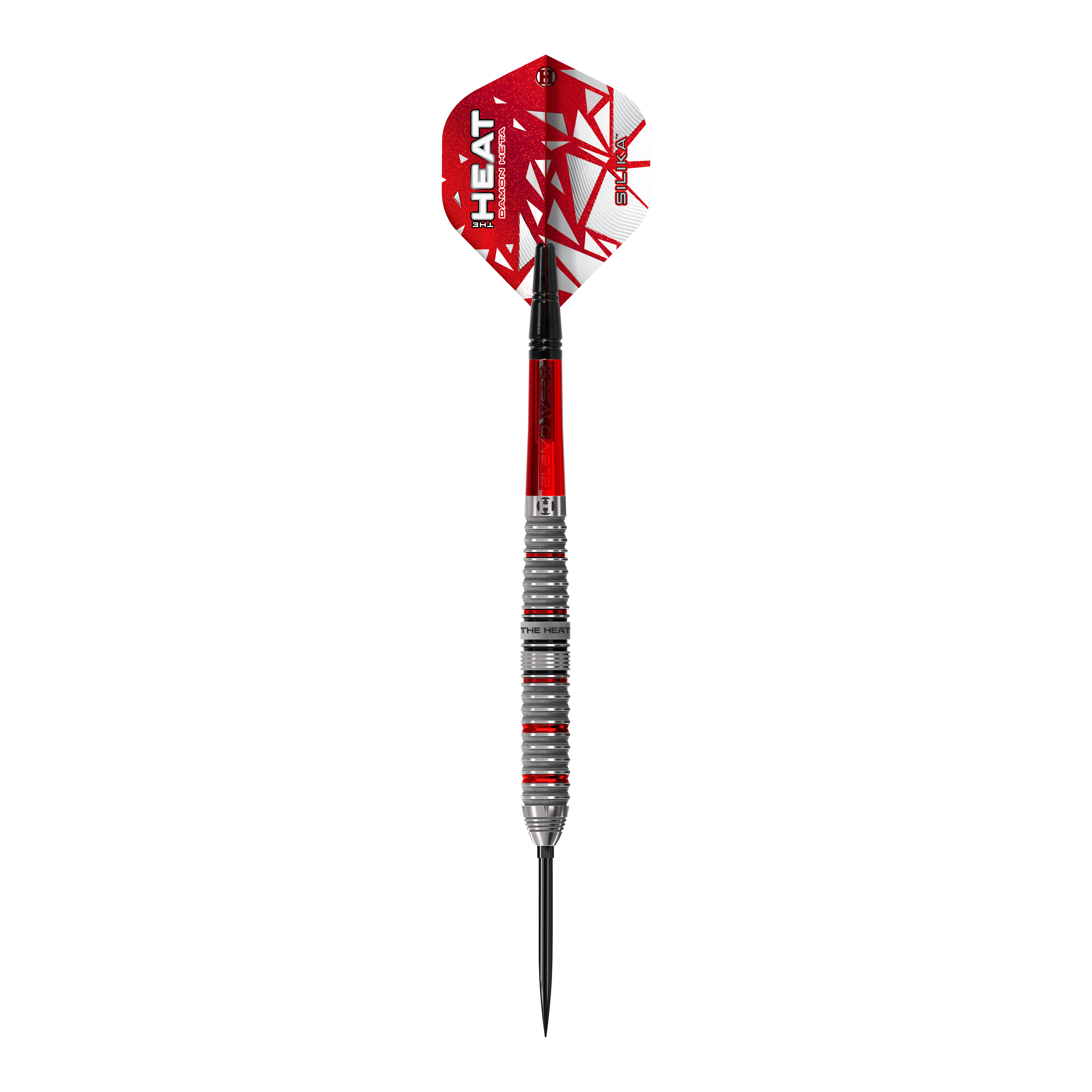 Harrow's Damon Heta Series 4 Quick Point steel darts Zu sehen ist das Produkt Harrows Damon Heta Series 4 Quick Point Steeldarts. Die Darts bieten dem Spieler eine hochwertige und professionelle Ausrüstung.