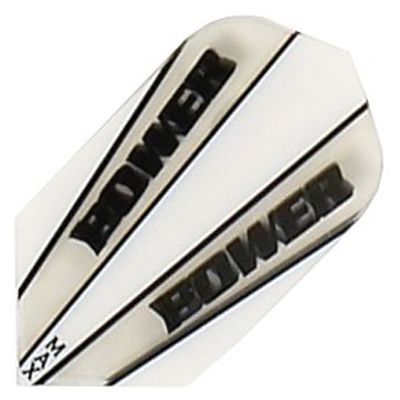 mx25518377e9cdfa9 Das Bild zeigt das Produkt „Max Power Flight MX25“. Auf dem weißen Flight steht in schwarzer Schrift das Wort „POWER“.