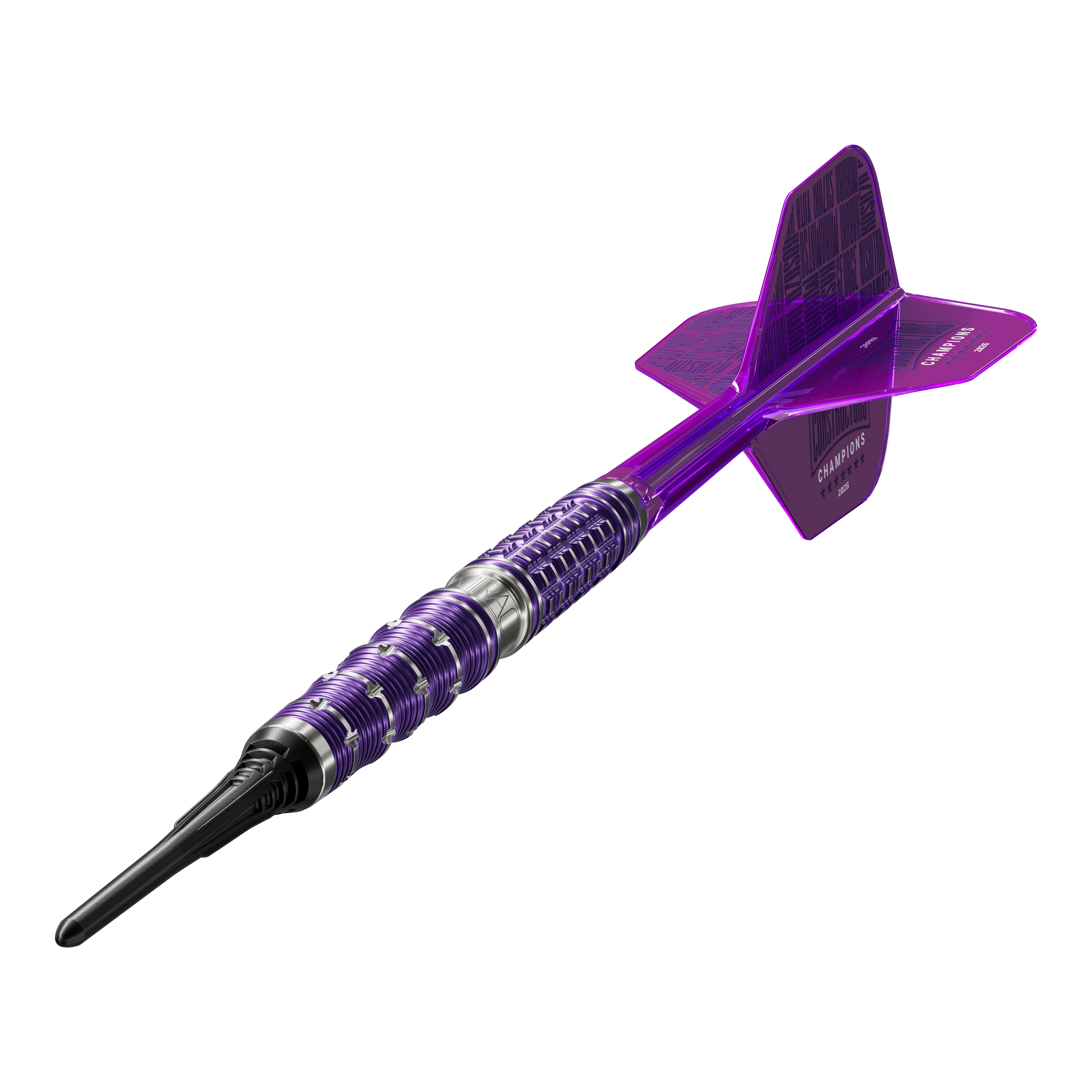 Das Bild präsentiert die Target Japan The Miracle GEN7 Constructors Champions Limited Darts - 21,5g noch einmal deutlich. Man erkennt die hochwertige Verarbeitung und das auffällige Design.
