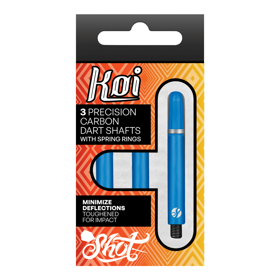 Shot Koi Carbon Shafts - Blau