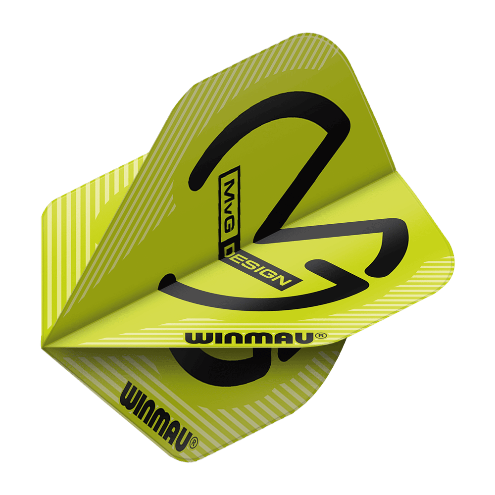 Winmau Mega MvG Green Standard Flights