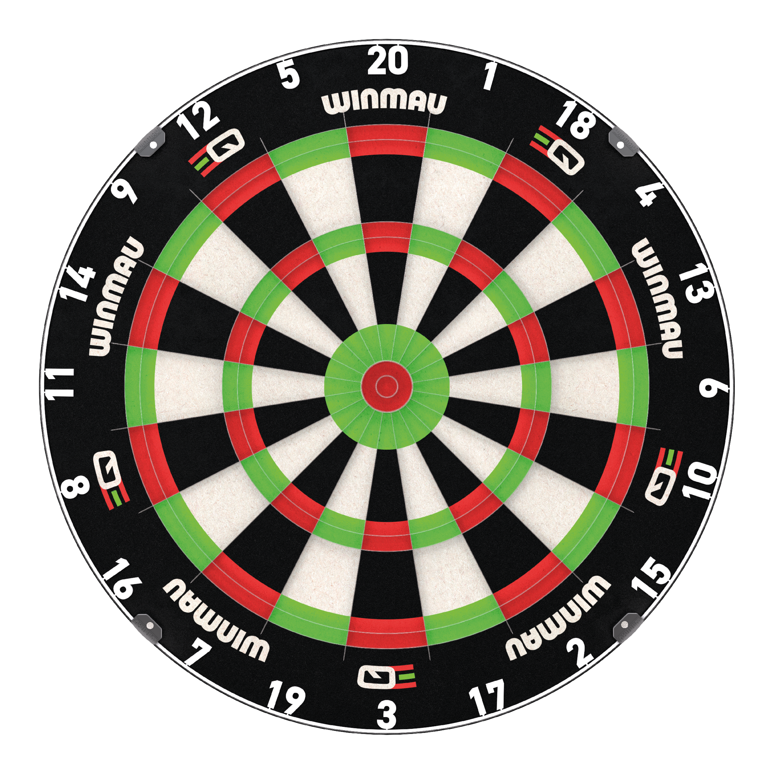 Winmau equalizer steel dartboard Das Bild zeigt das Winmau Equalizer Steeldartboard. Es handelt sich um ein professionelles Steeldartbrett für Dartspieler.