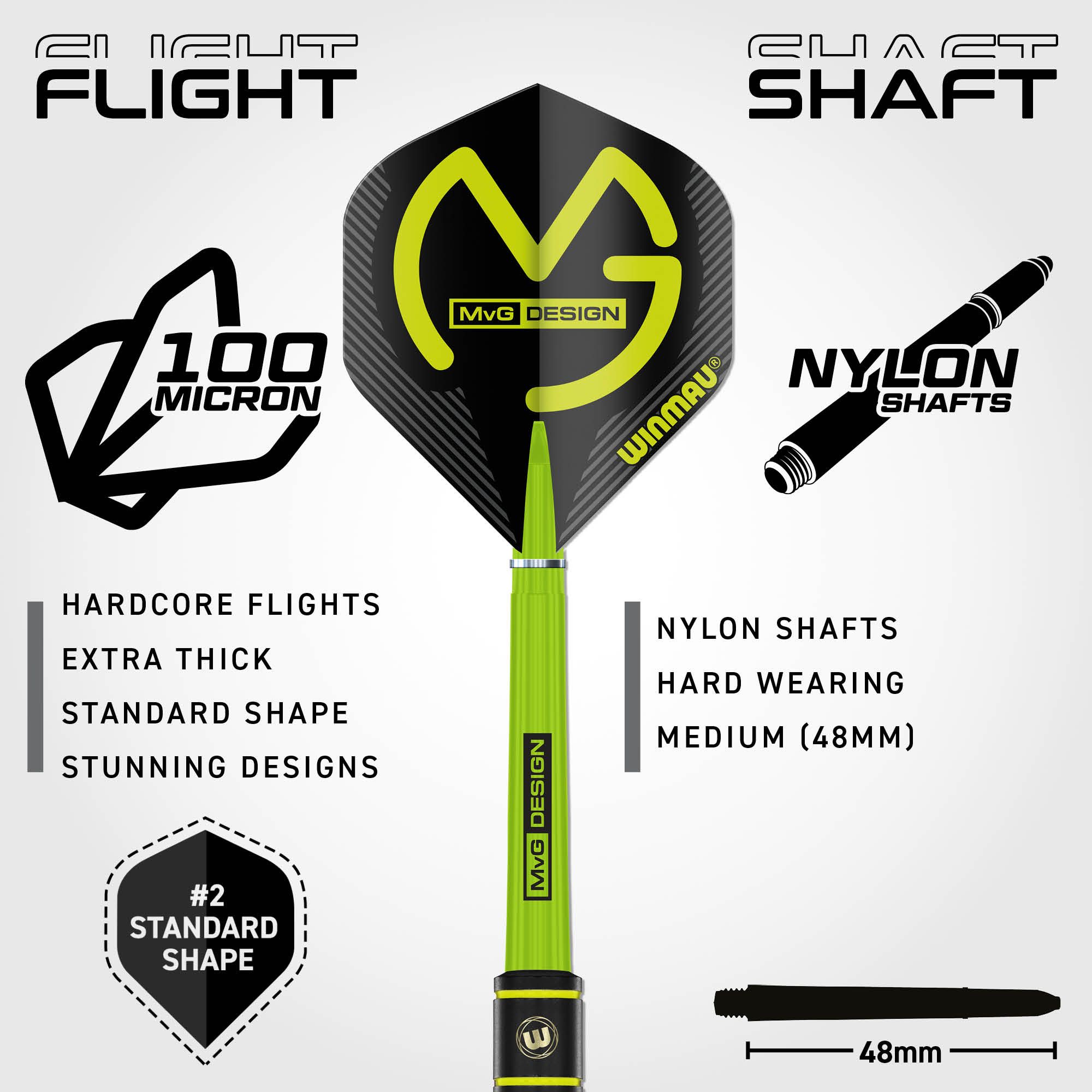 Winmau Michael Van Gerwen steel darts - 21 g