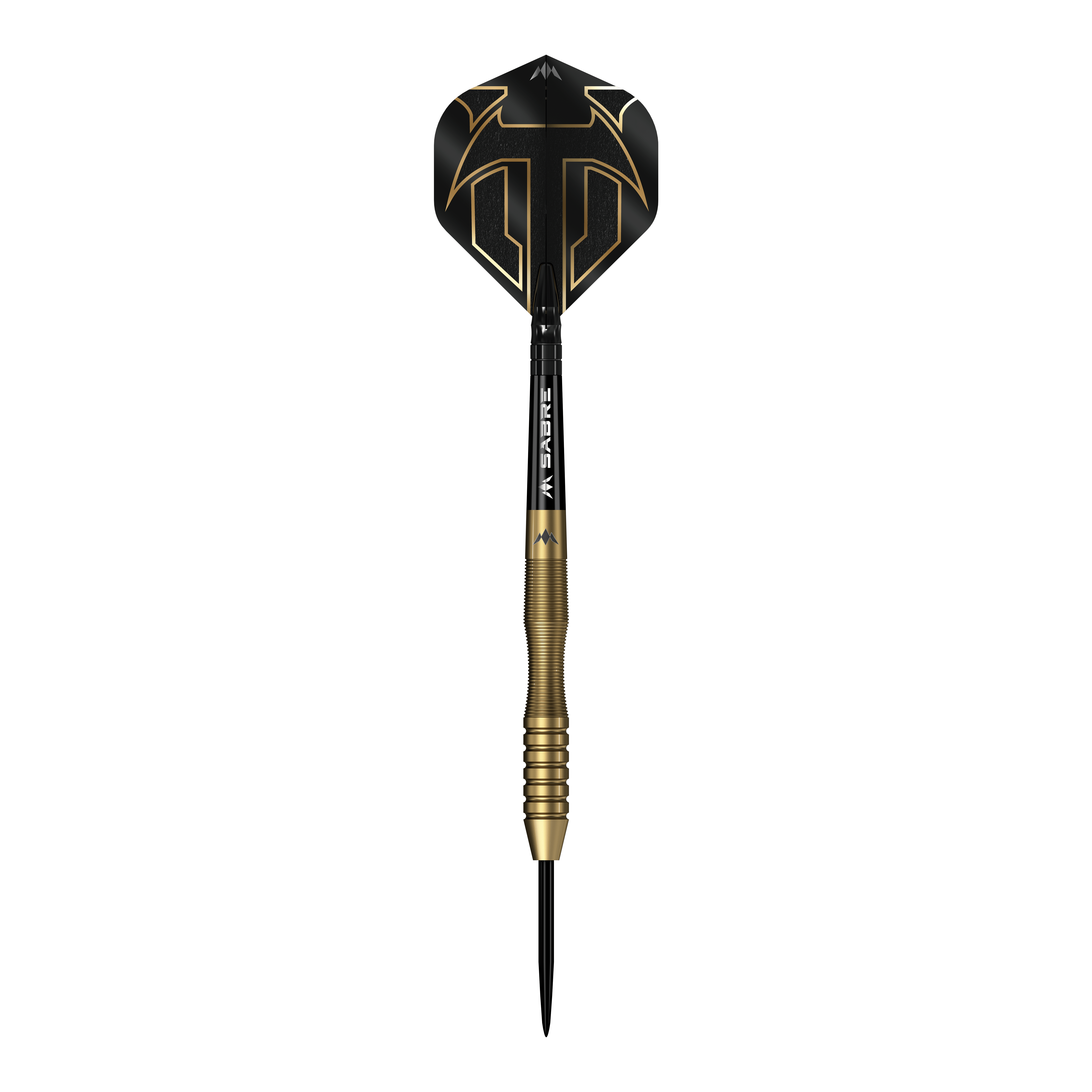 Mission Viktor Tingstrom Gold Steel Darts - 22g Mission Viktor Tingstrom Gold Steeldarts - 22g Darts abgebildet. Das Bild zeigt das Design und die Farbe der Steeldarts.