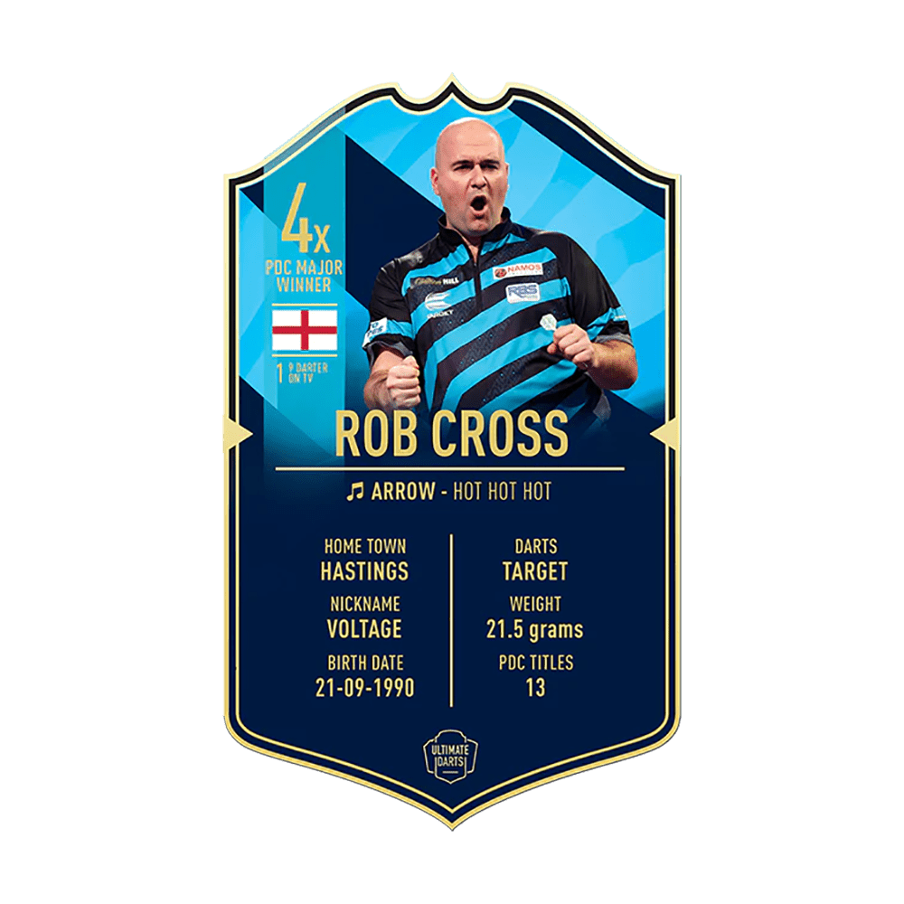 Ultimate Darts Card - Rob Cross 