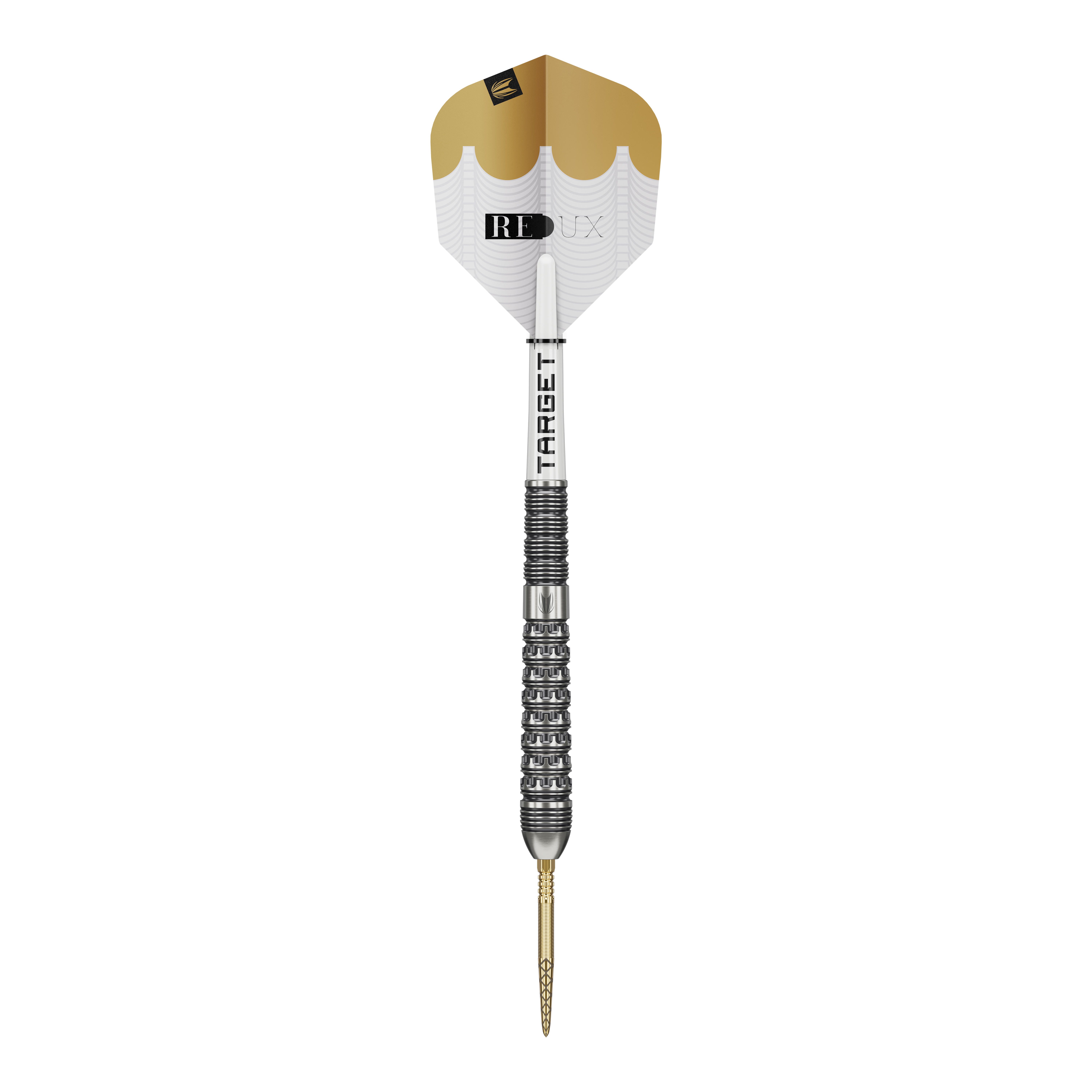 Target Redux 03 Swiss Point steel darts Target Redux 03 Swiss Point Steeldarts werden auf diesem Bild präsentiert. Sie sind optimal für ambitionierte Dartspieler geeignet.