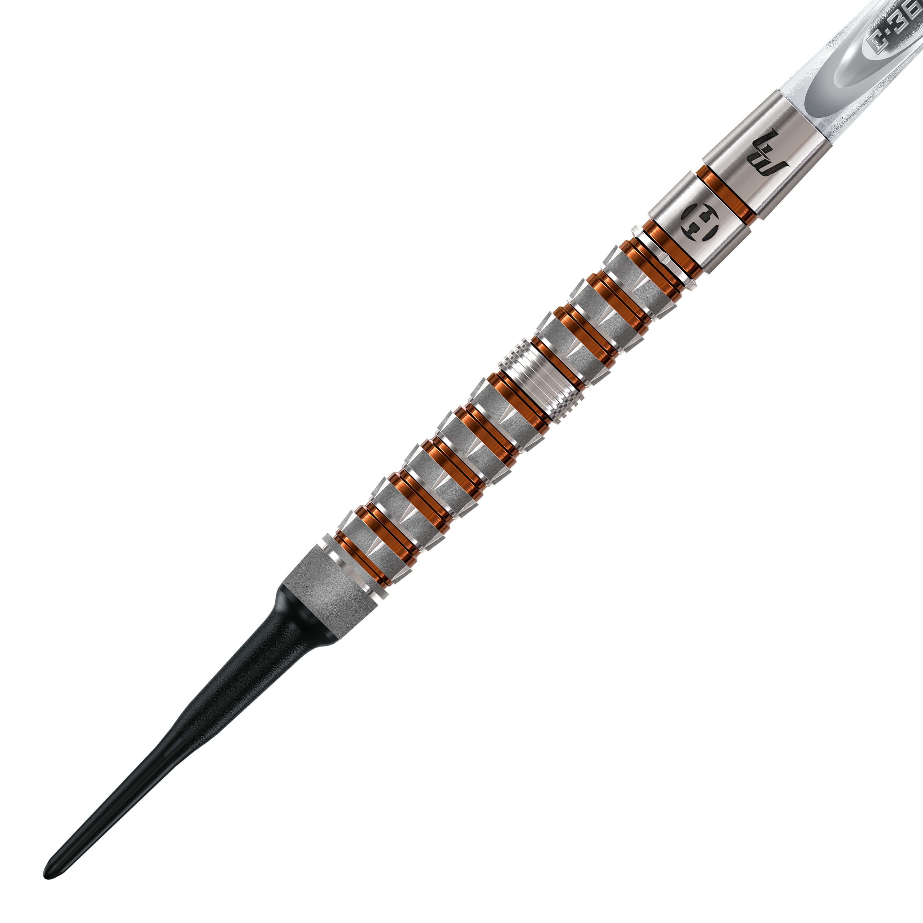 Harrow's Luke Woodhouse Series 3 Soft Darts - 18g Gezeigt wird das Harrows Luke Woodhouse Series 3 Softdarts - 18g Set. Die Softdarts sind Teil der Luke Woodhouse Serie.