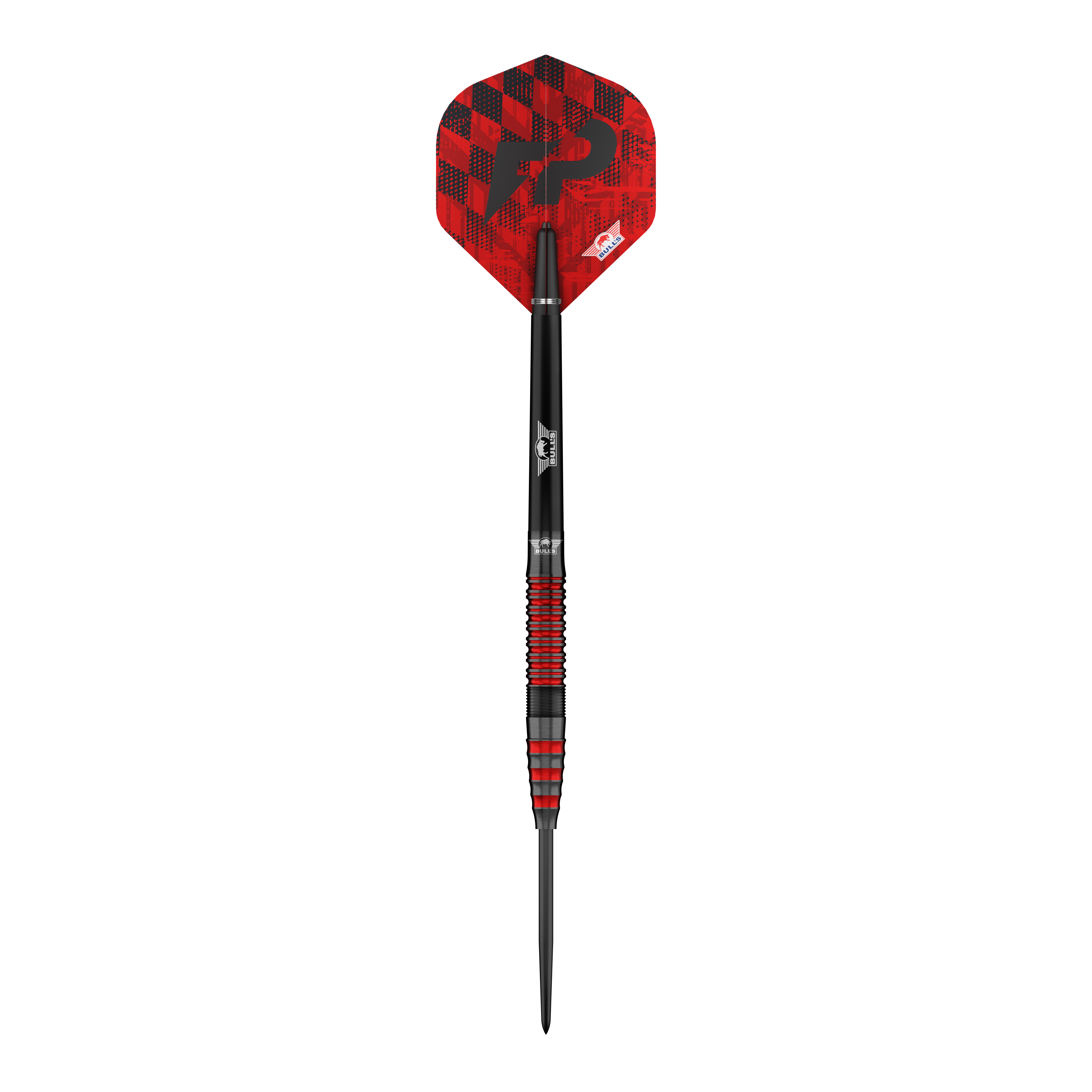 Bulls NL Florian Preis Steeldarts - 23g abgebildet. Die Darts sind in einer Nahaufnahme zu sehen.