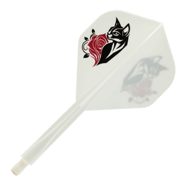 Condor AX Black Cat White Standard Flight Shaft System Abgebildet ist das Condor AXE Black Cat White Standard Flight-Shaft-System. Das Produkt bietet eine Kombination aus Flight und Shaft für mehr Stabilität beim Dartspiel.