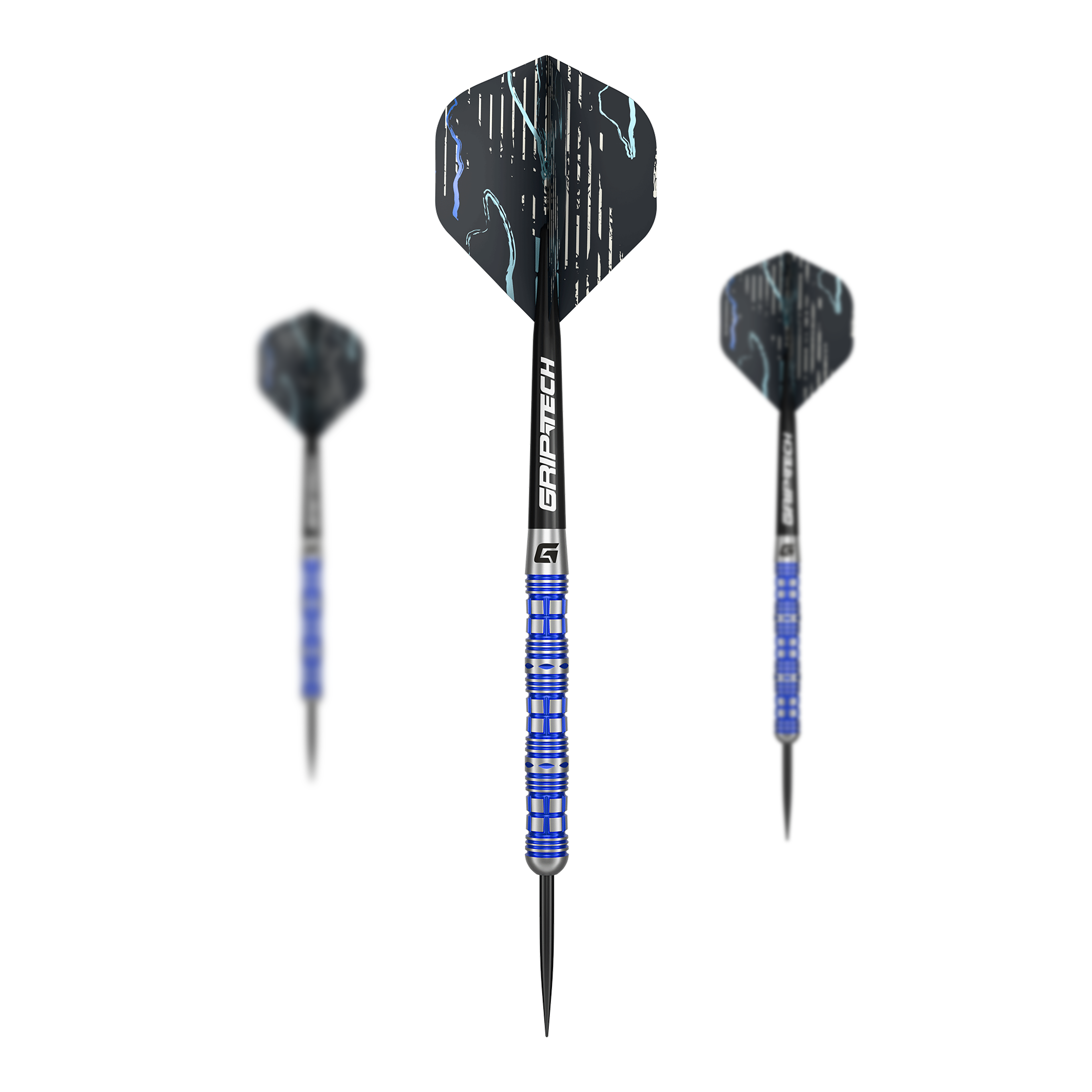 GOAT Surfer Steel Darts Abgebildet ist das Produkt GOAT Surfer Steeldarts. Es handelt sich um ein Set hochwertiger Steeldarts für das Dartspiel.