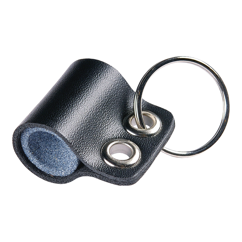 Nodor Keyring Dart Sharpener Sharpening Stone Das Bild zeigt einen Winmau Keyring Dart Sharpener Schleifstein. Es handelt sich um einen kleinen Dartschleifstein mit Schlüsselanhänger.