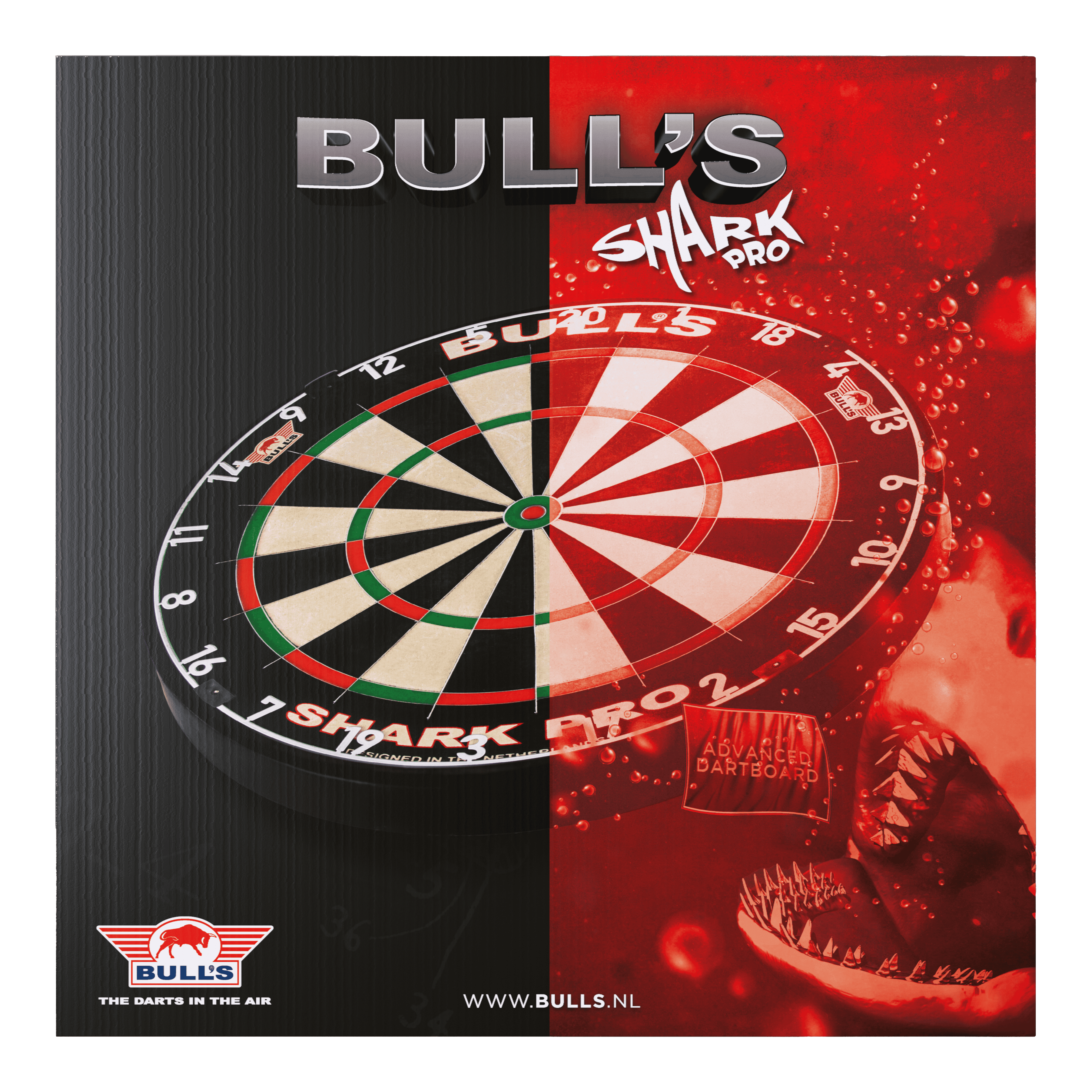 Bulls NL Shark Pro steel dartboard