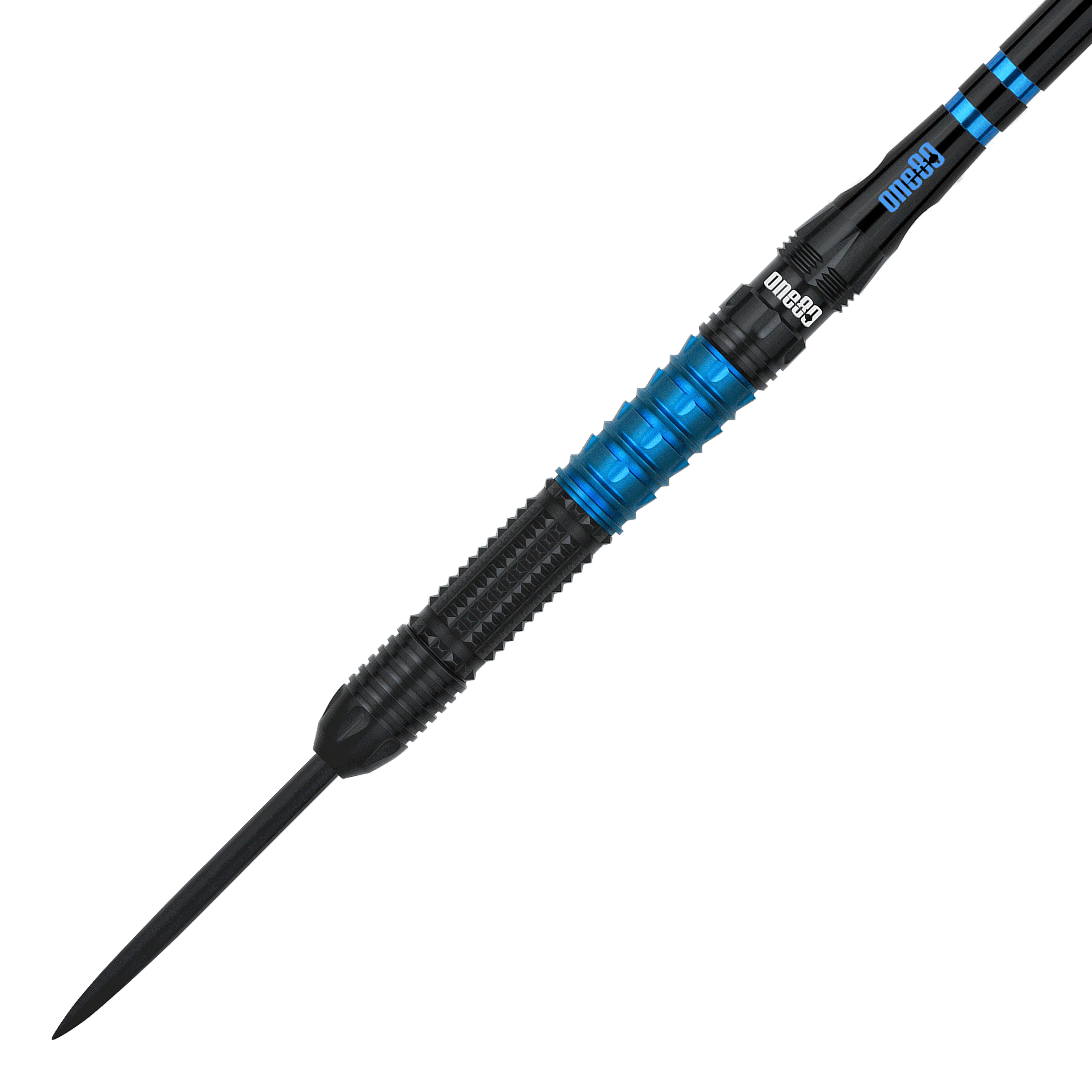 One80 Talon T1 steel darts Zu sehen sind die One80 Talon Steeldarts. Sie zeichnen sich durch ein sportliches Design und hohe Qualität aus.