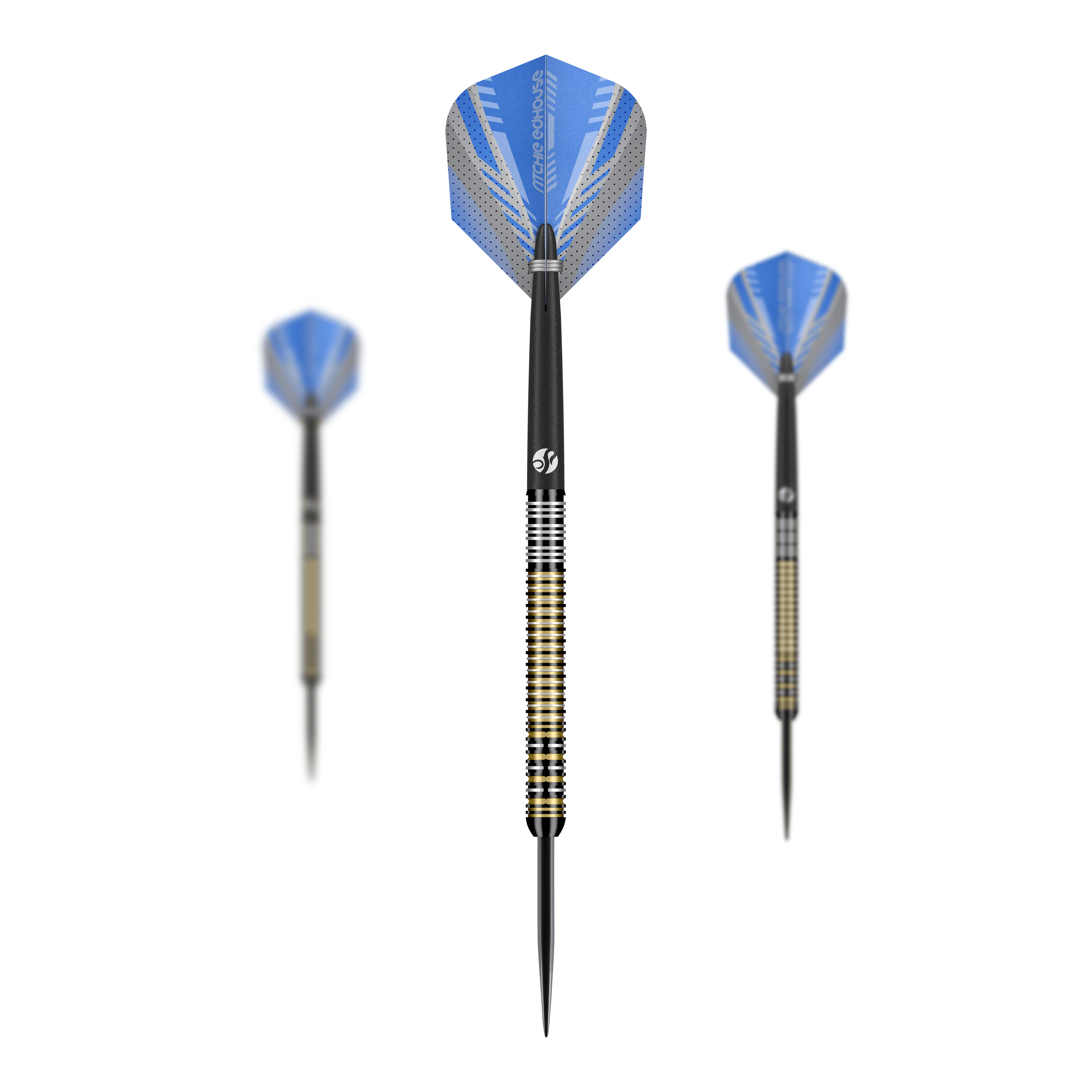 Shot Ritchie Edhouse Madhouse steel darts Dieses Bild zeigt ein Set der Shot Ritchie Edhouse Madhouse Steeldarts. Das Set eignet sich perfekt für Dartspieler, die Wert auf Qualität legen.