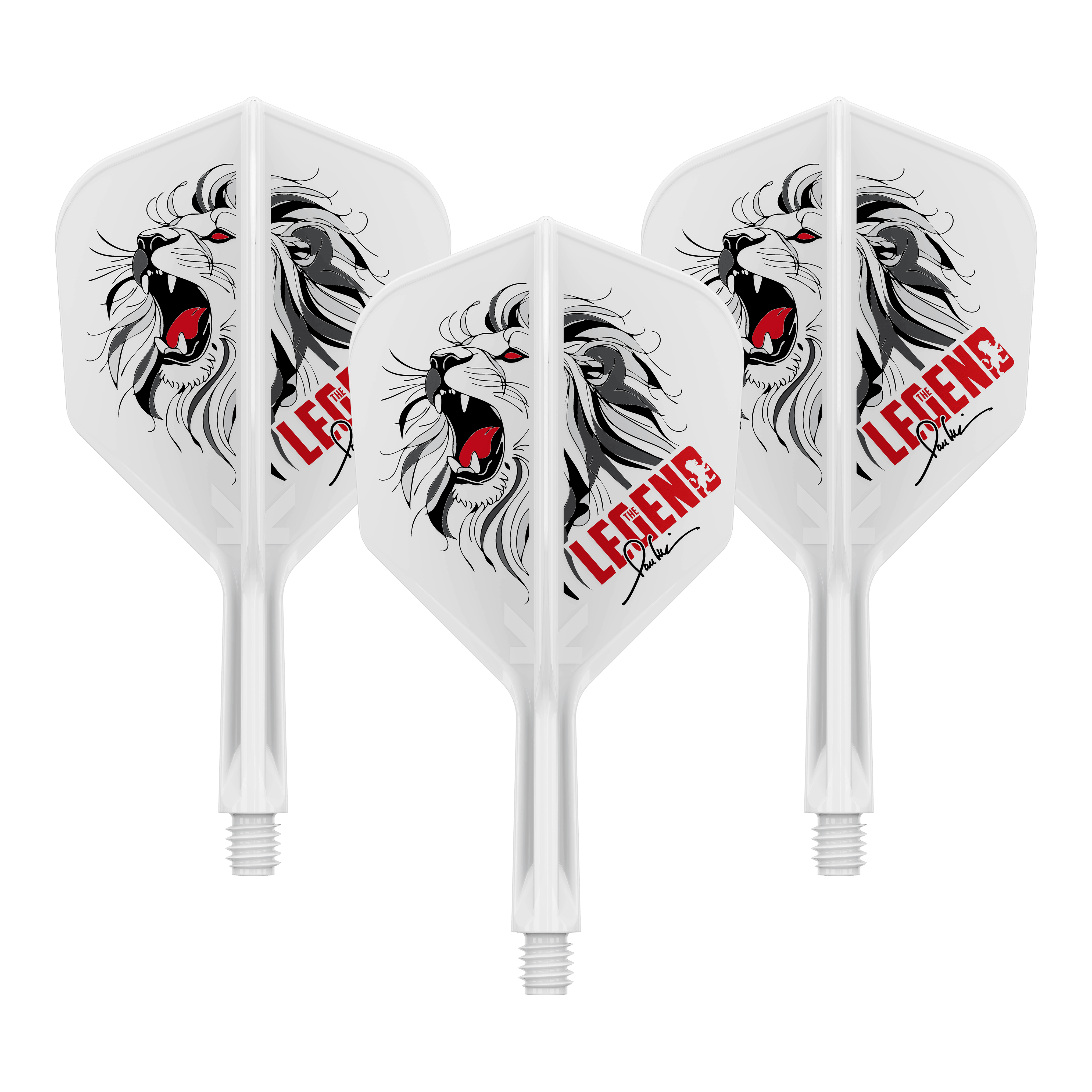 Target Japan K-Flex Paul Lim The Legend Printed No6 Flights Das Bild zeigt ein Set Dart-Flights, genannt '410264_Target_Japan_K-Flex_Paul_Lim_The_Legend_Printed_No6_Flights_19mm_1Set'. Diese Flights sind bedruckt und eignen sich zum Einsatz bei Paul Lim Darts.