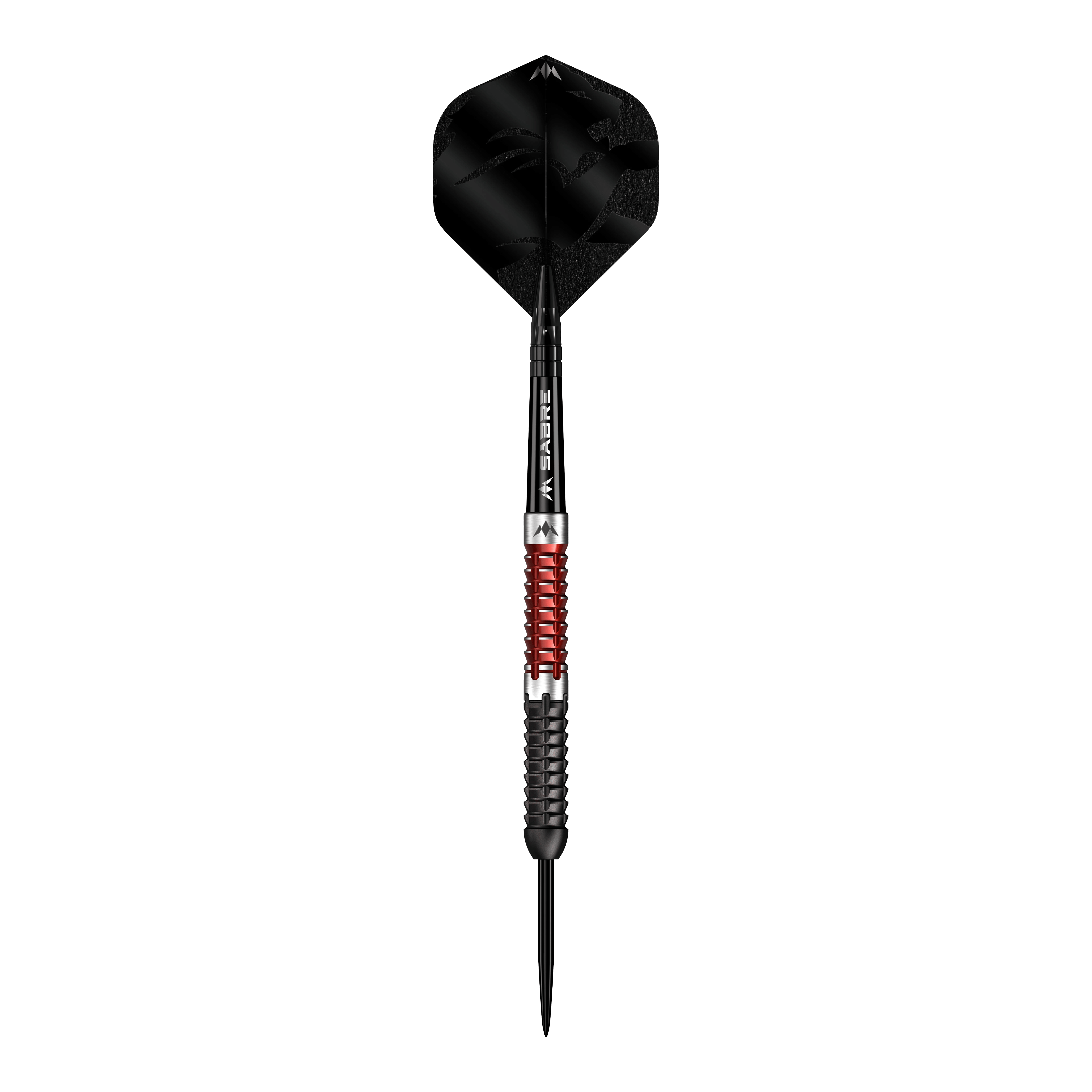 Mission Llew Bevan Black Red Electro Steel Darts - 23g Abgebildet ist der Mission Llew Bevan Black Red Electro Steeldarts in 23g. Der Dartpfeil ist schwarz und rot gestaltet.