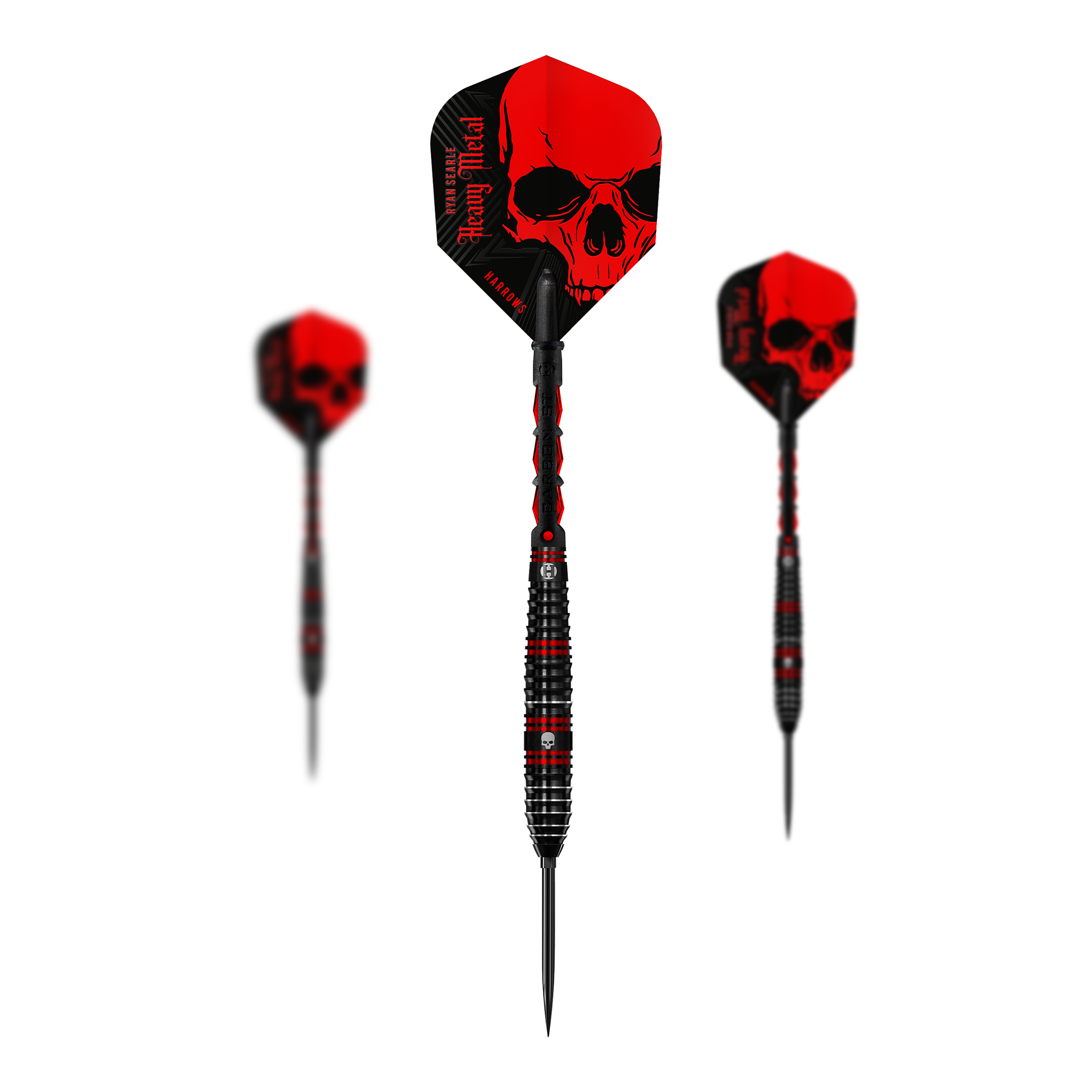 Dies ist ein Harrows Ryan Searle 90% Steeldarts Quick Point Steeldart-Set. Die Darts sind aus hochwertigem Material gefertigt.