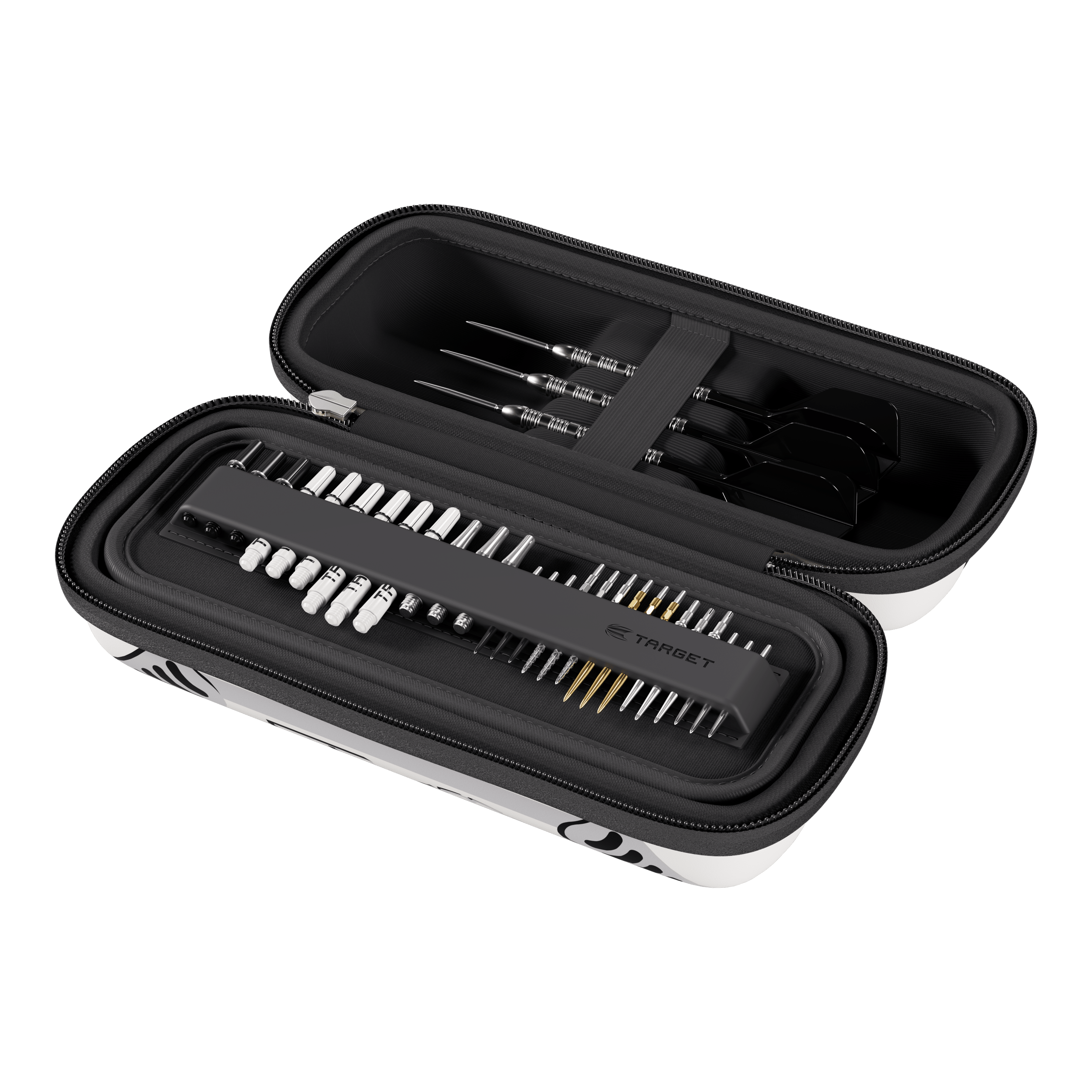 Target Star Wars Boa Dartcase - Stormtrooper Gezeigt wird das Target Star Wars Boa Dartcase – Stormtrooper. Das robuste Etui schützt das Dartzubehör und sieht dabei modern aus.