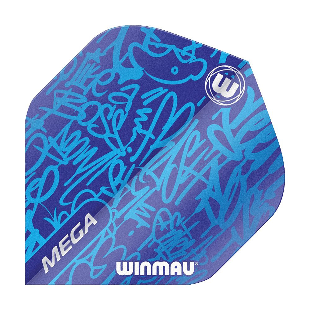 Winmau Mega Blue Standard Flights