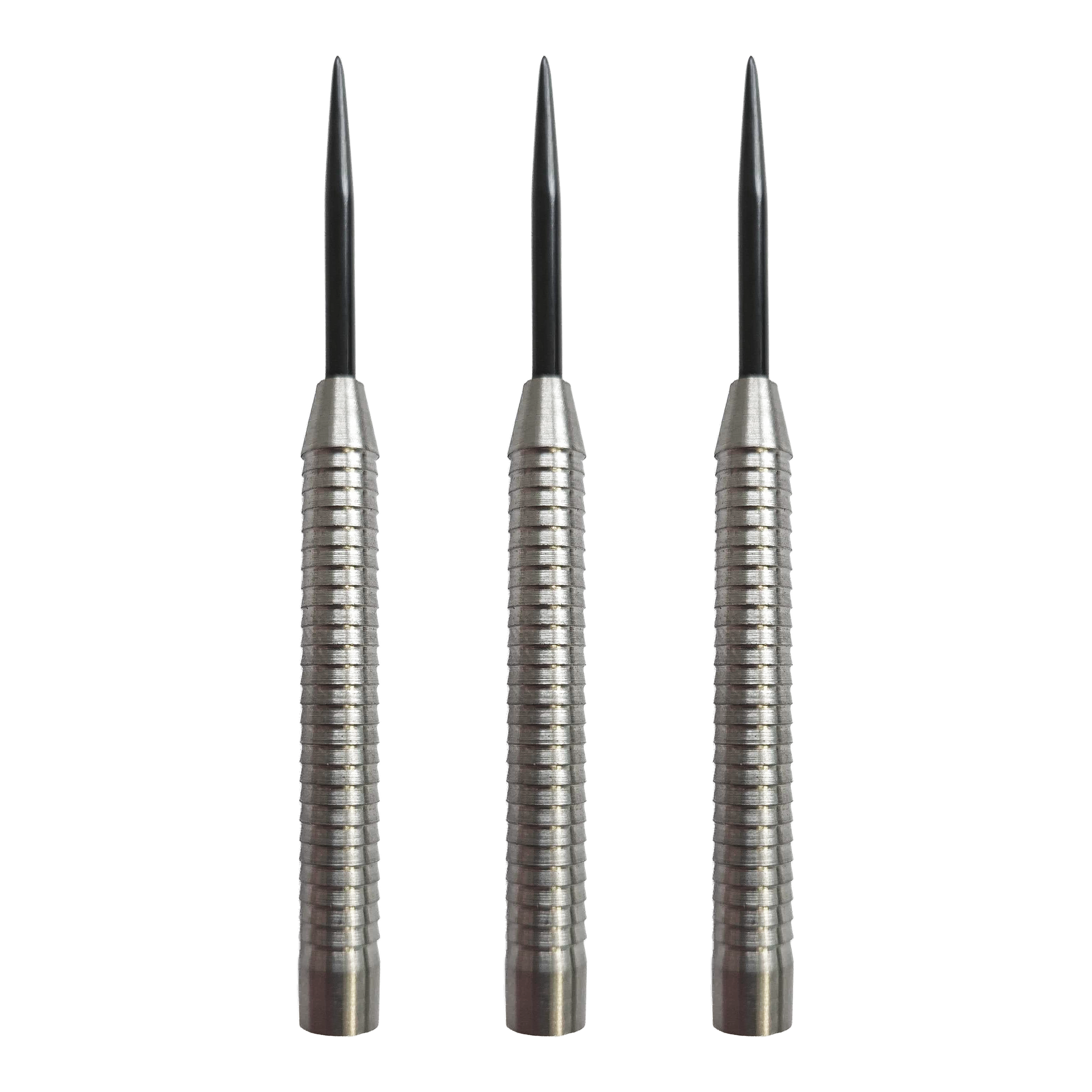 Hier sieht man die McDart Shark 3 Steeldart-Barrels mit 18g Gewicht als Set. Die Steeldart-Barrels zeichnen sich durch eine anspruchsvolle Struktur aus.