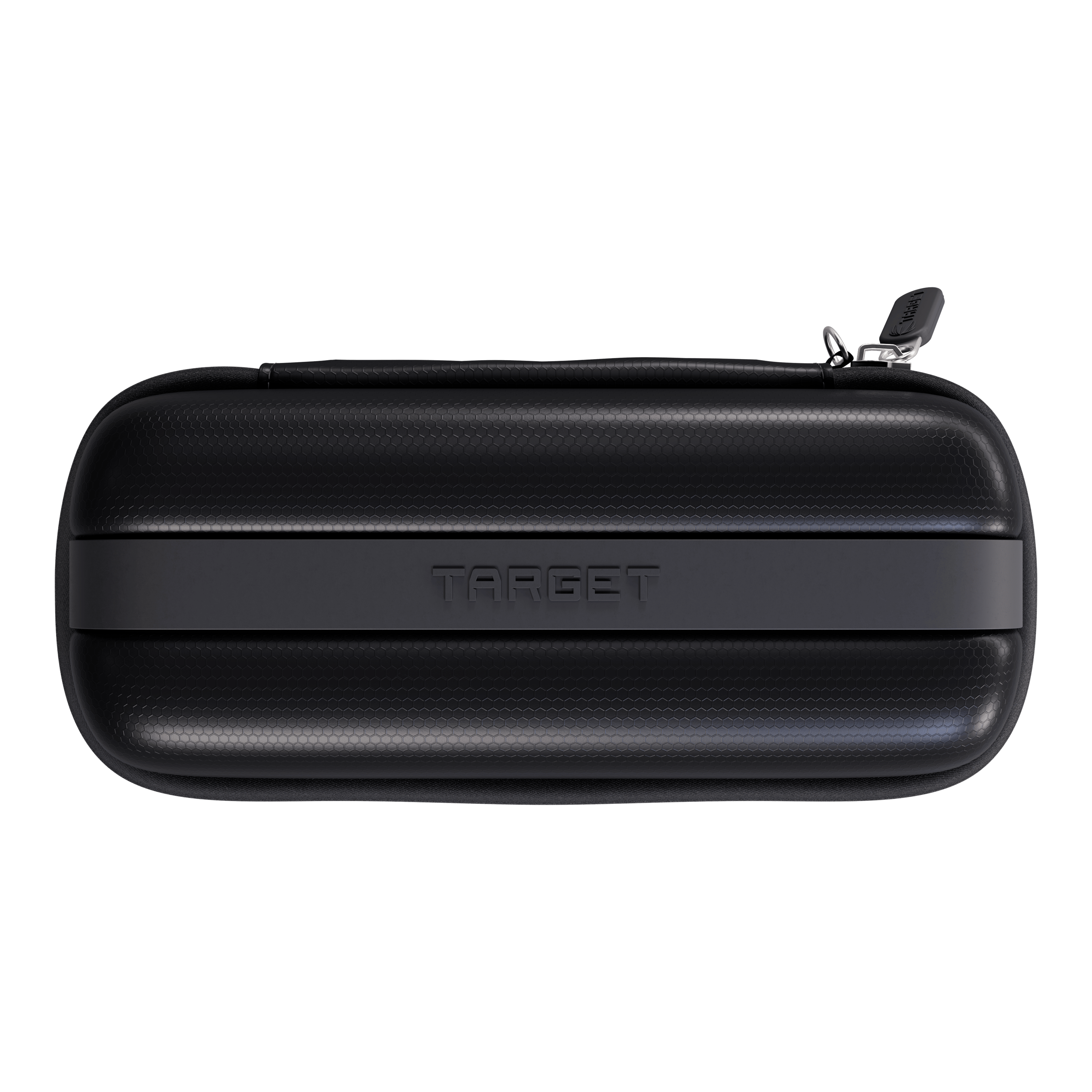 Target BOA Dartcase Das Bild zeigt ein Target BOA Dartcase in schwarzer Farbe. Das Etui ist für den Schutz und die Organisation von Dartutensilien bestimmt.