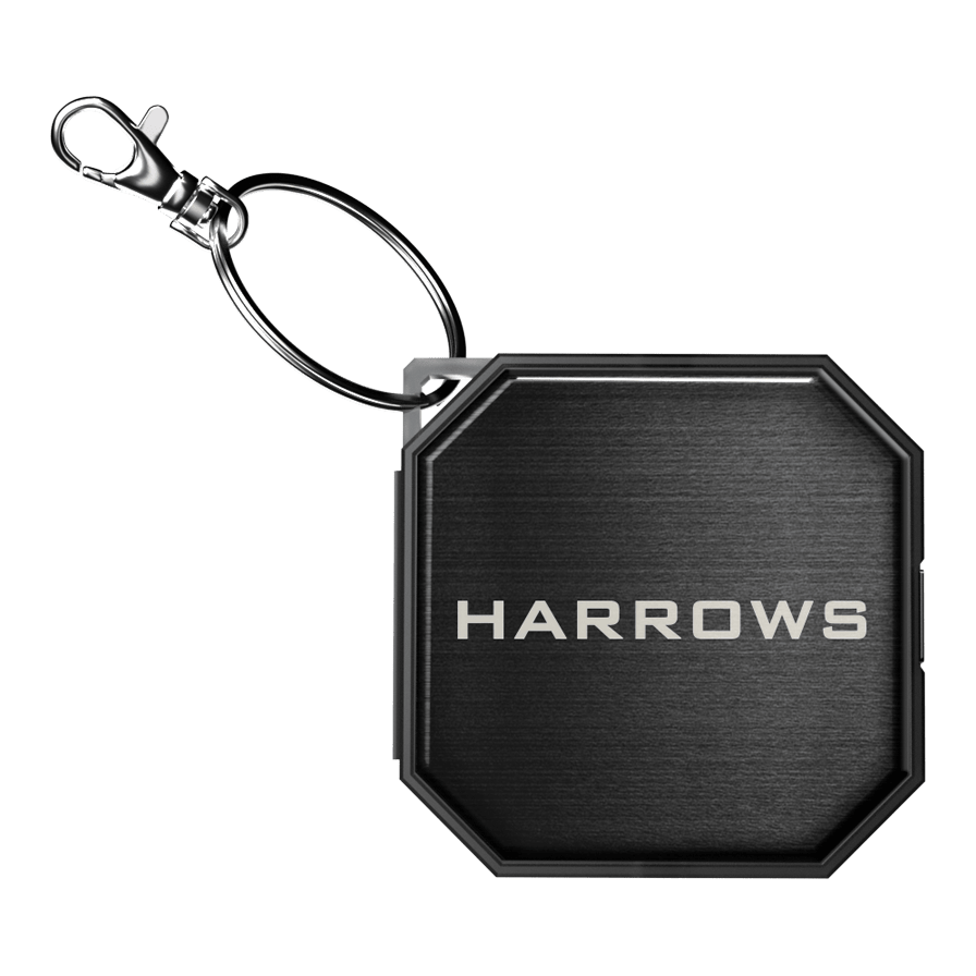 Harrow's Premium Quick Point Tool Case Zu sehen ist das Harrows Premium Quick Point Tool Case. Es dient zur sicheren Aufbewahrung und Organisation von Dart-Tools.