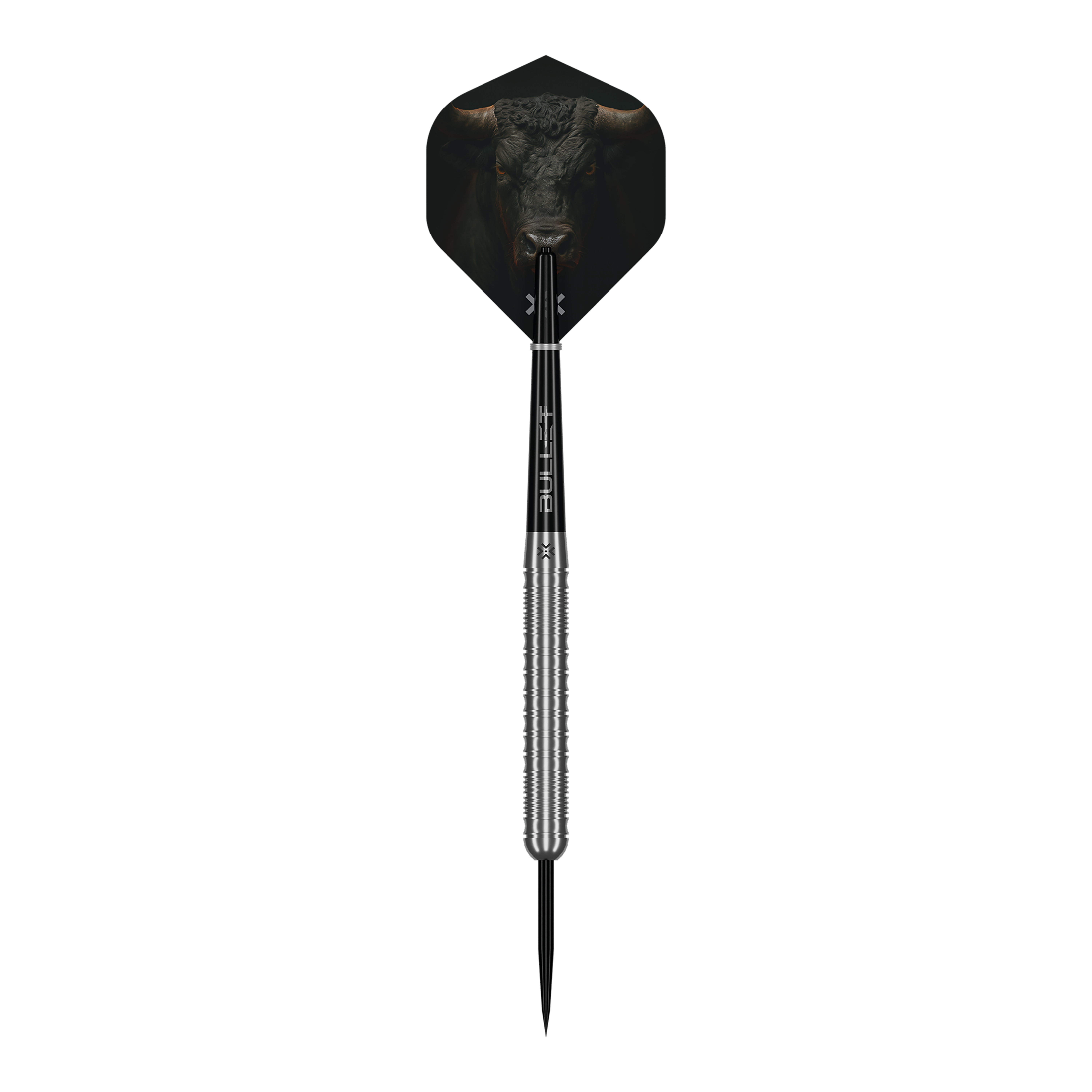 Bullet Fury steel darts Bullet Fury Steel Darts abgebildet. Ein Set Steeldarts aus Metall zum Dartspielen.