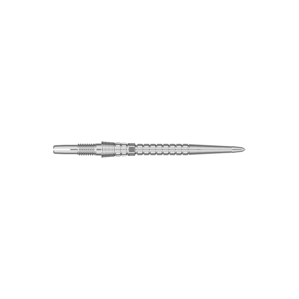 Target Chrono Swiss Storm Point Dart Tips - Silver Target Chrono Swiss Storm Point Dart Tips - Silver