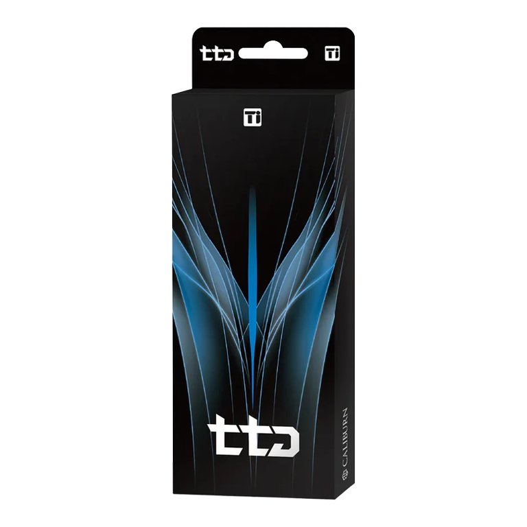 Caliburn TTD Complete Titanium T2 Black Steeldarts - 6g Auf dem Bild sieht man die Caliburn TTD Complete Titanium T2 Black Steeldarts - 6g. Die Steeldarts besitzen ein modernes und elegantes Aussehen.