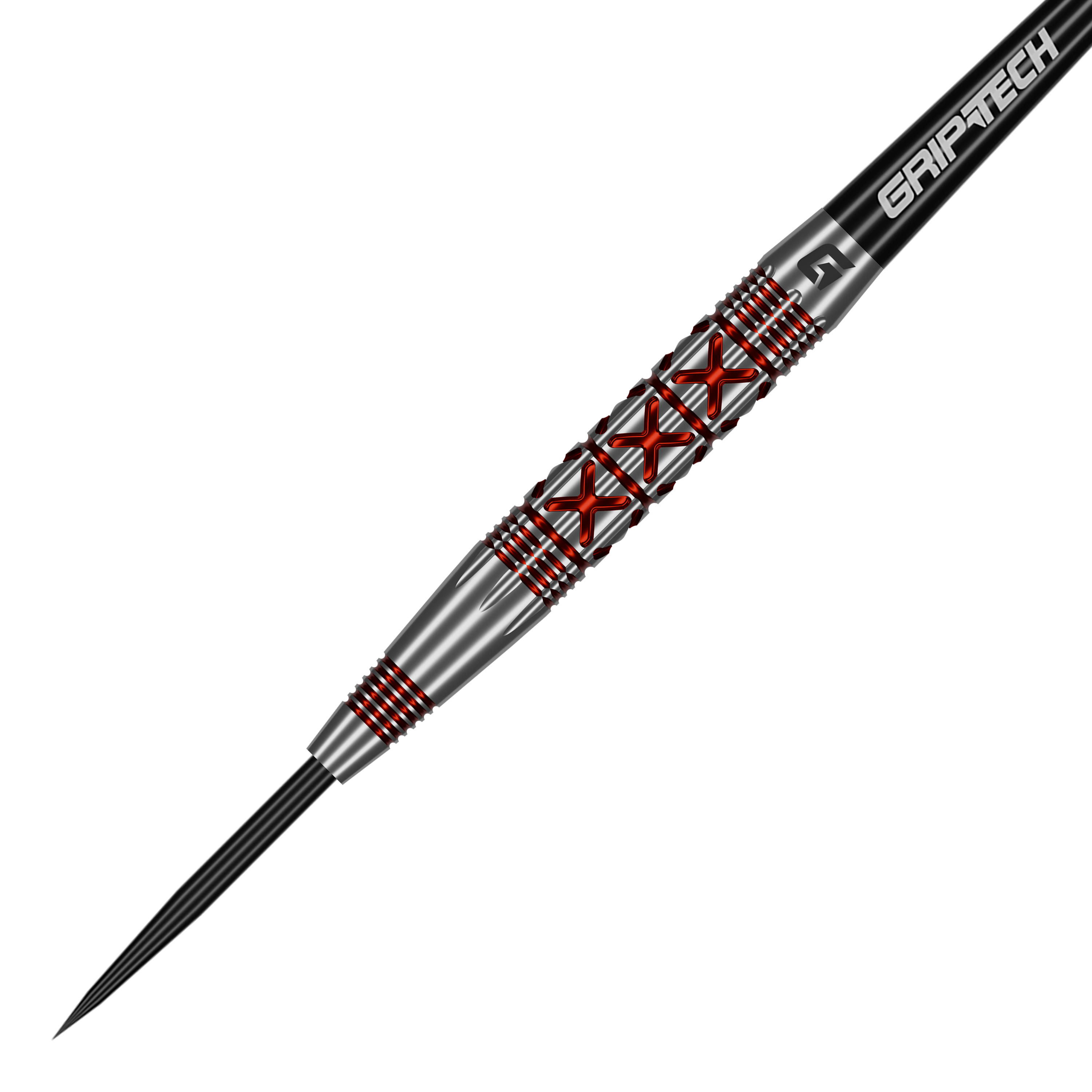 GOAT Strikes Steel Darts Das Foto zeigt die GOAT Strikes Steeldarts aus einer anderen Perspektive. Die Details des Dartpfeils sind gut erkennbar.