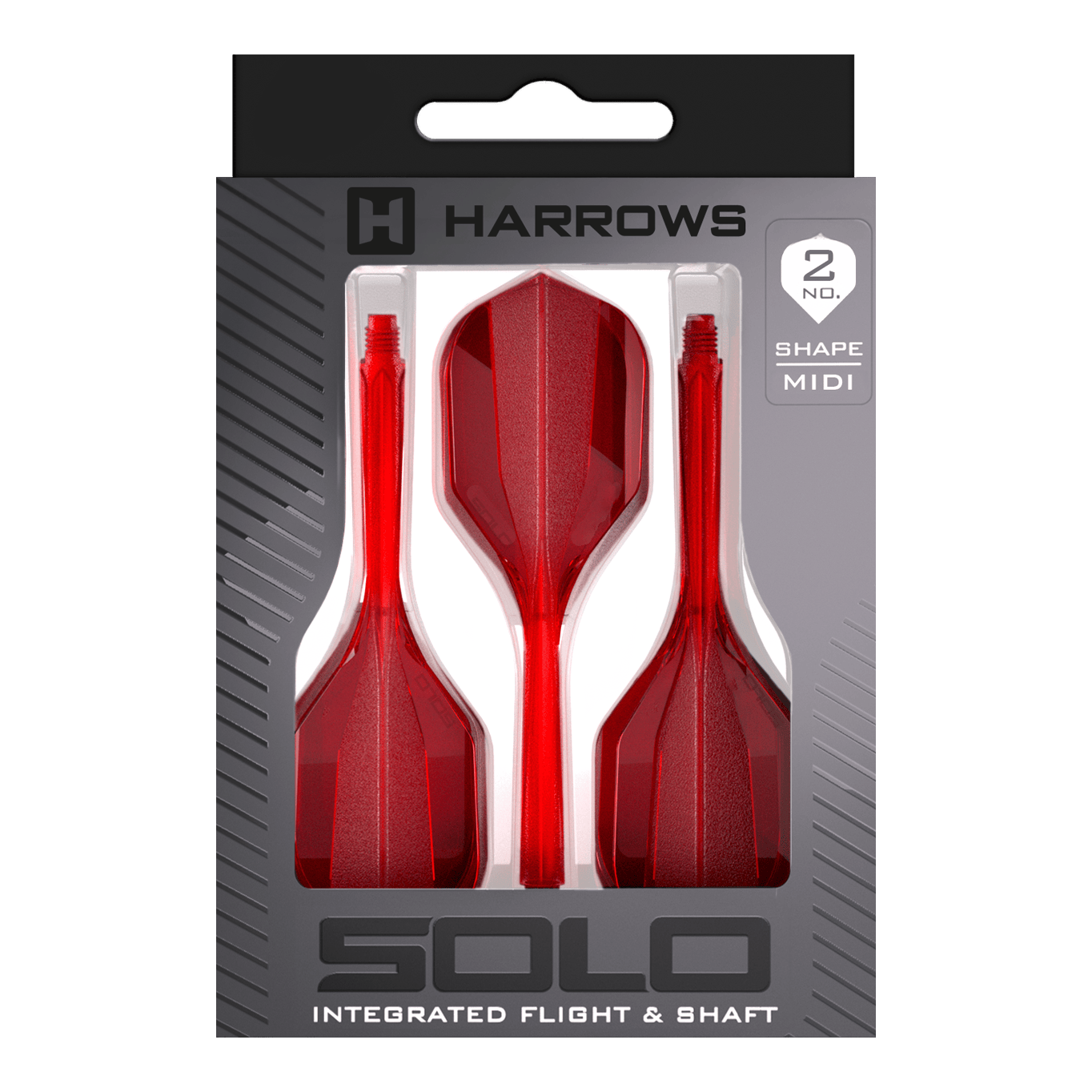 Harrows Solo No2 Flight-Shaft-System - Rot