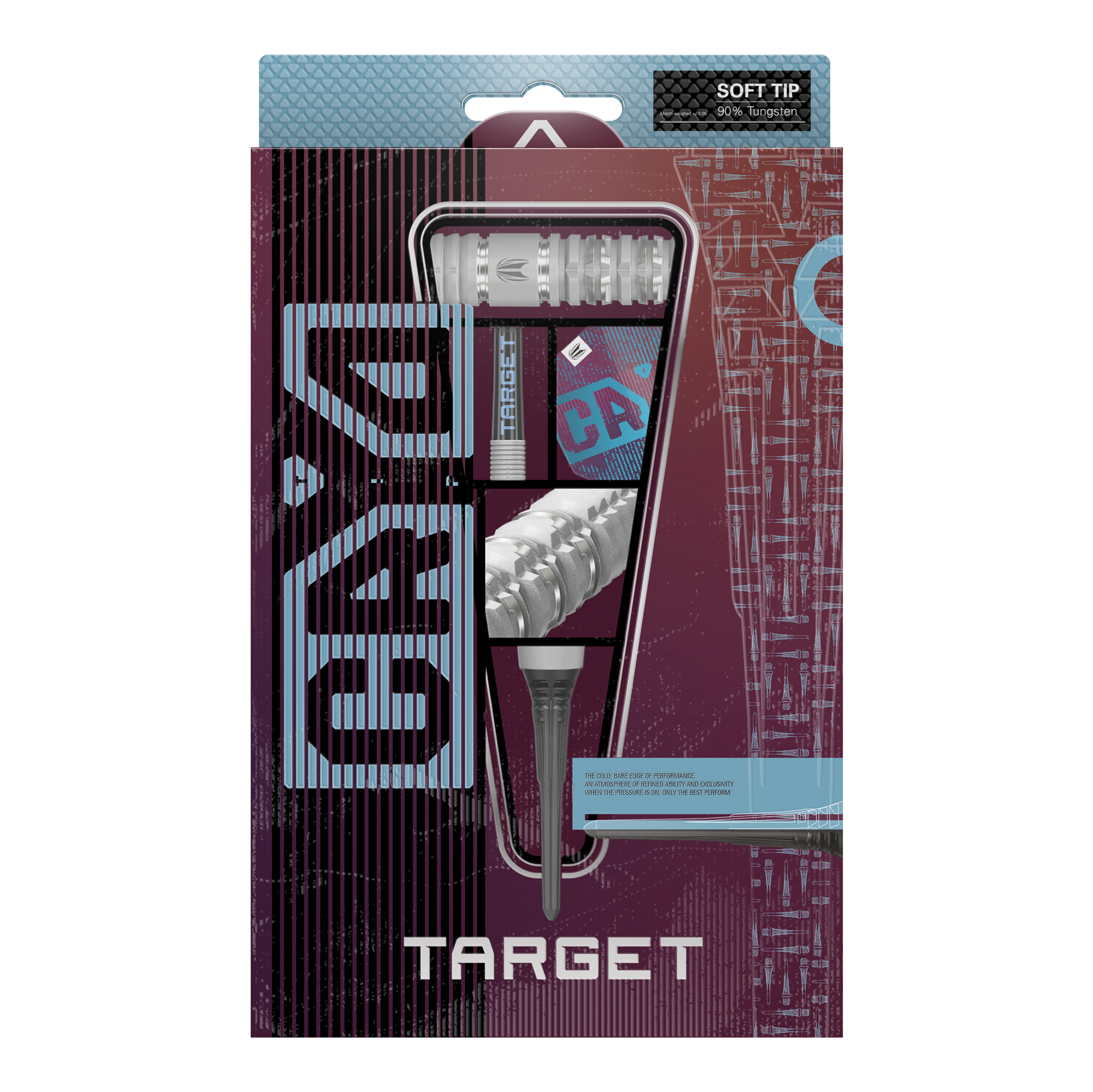 Dies ist ein Bild der Target Cryo 13 Softdarts. Die Darts sind für den Soft-Tip-Bereich geeignet.