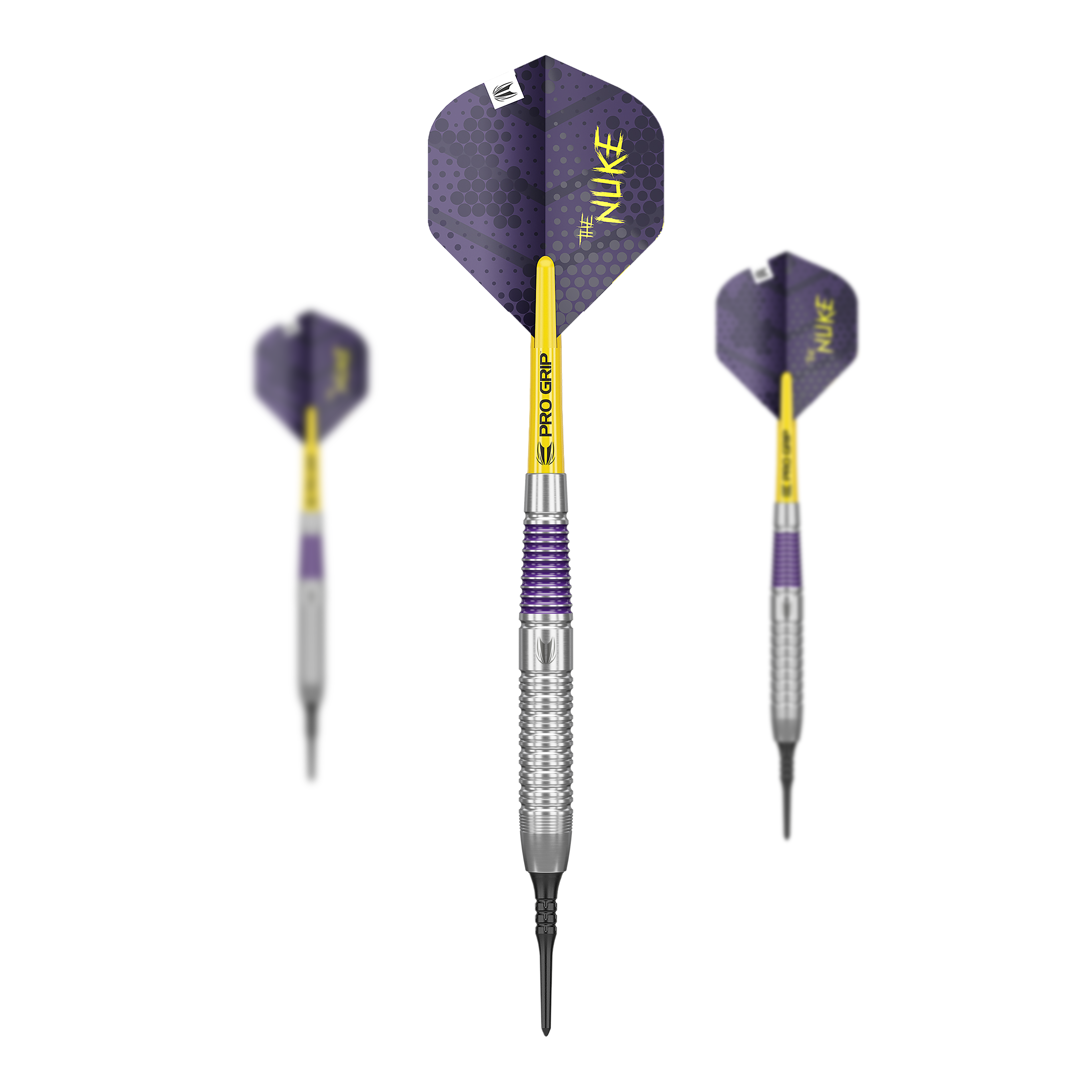Target Luke Littler Brass Soft Darts - 19g Dieses Bild zeigt das Set der Target Luke Littler Brass Softdarts - 19g. Im Set sind mehrere Dartpfeile des gleichen Modells enthalten.