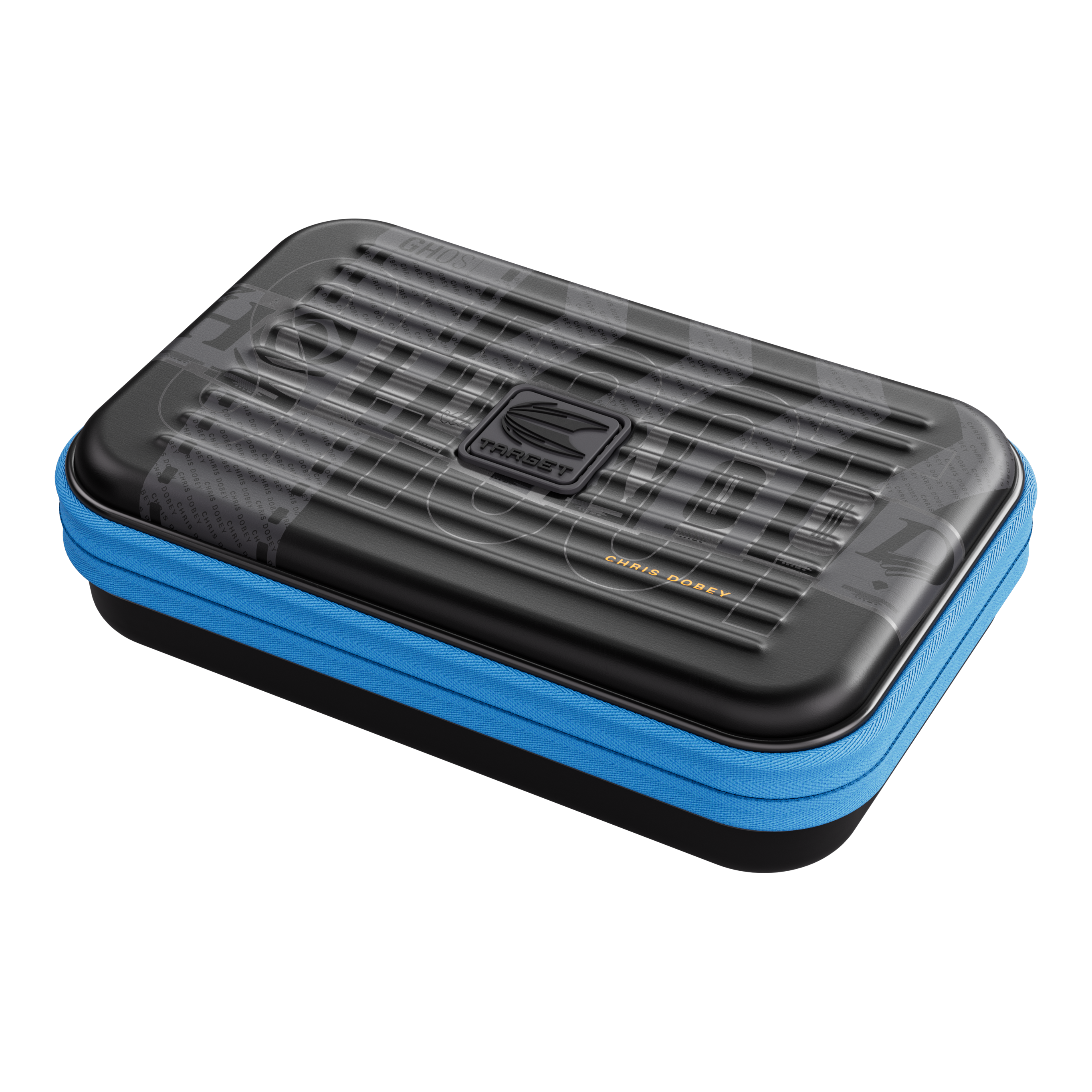 Abgebildet ist das Takoma XL Ghost Series Chris Dobey Dartcase. Diese Darttasche eignet sich für den Transport von Darts.