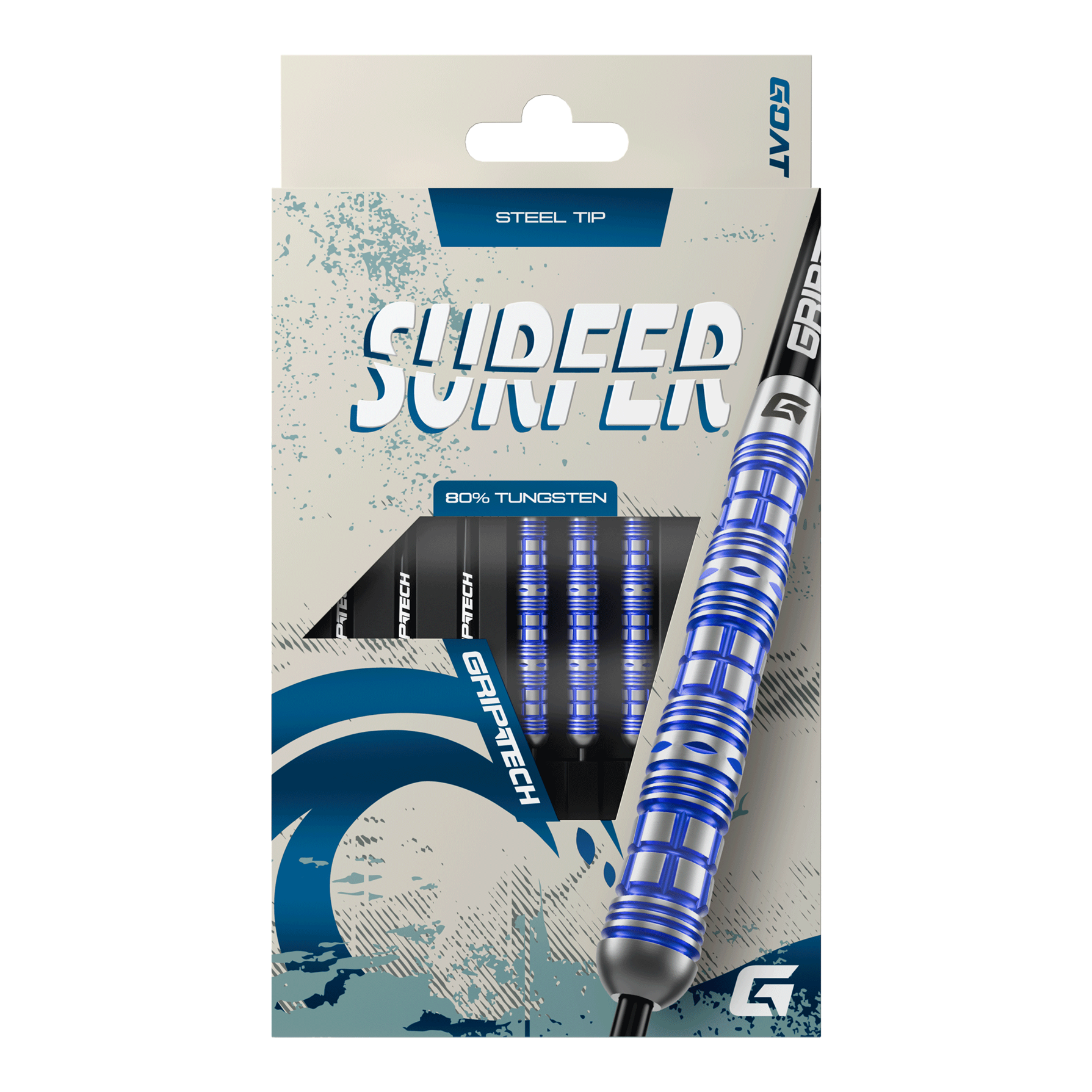 GOAT Surfer Steel Darts Hier sieht man die GOAT Surfer Steeldarts. Sie sind modern und in hoher Qualität gefertigt.