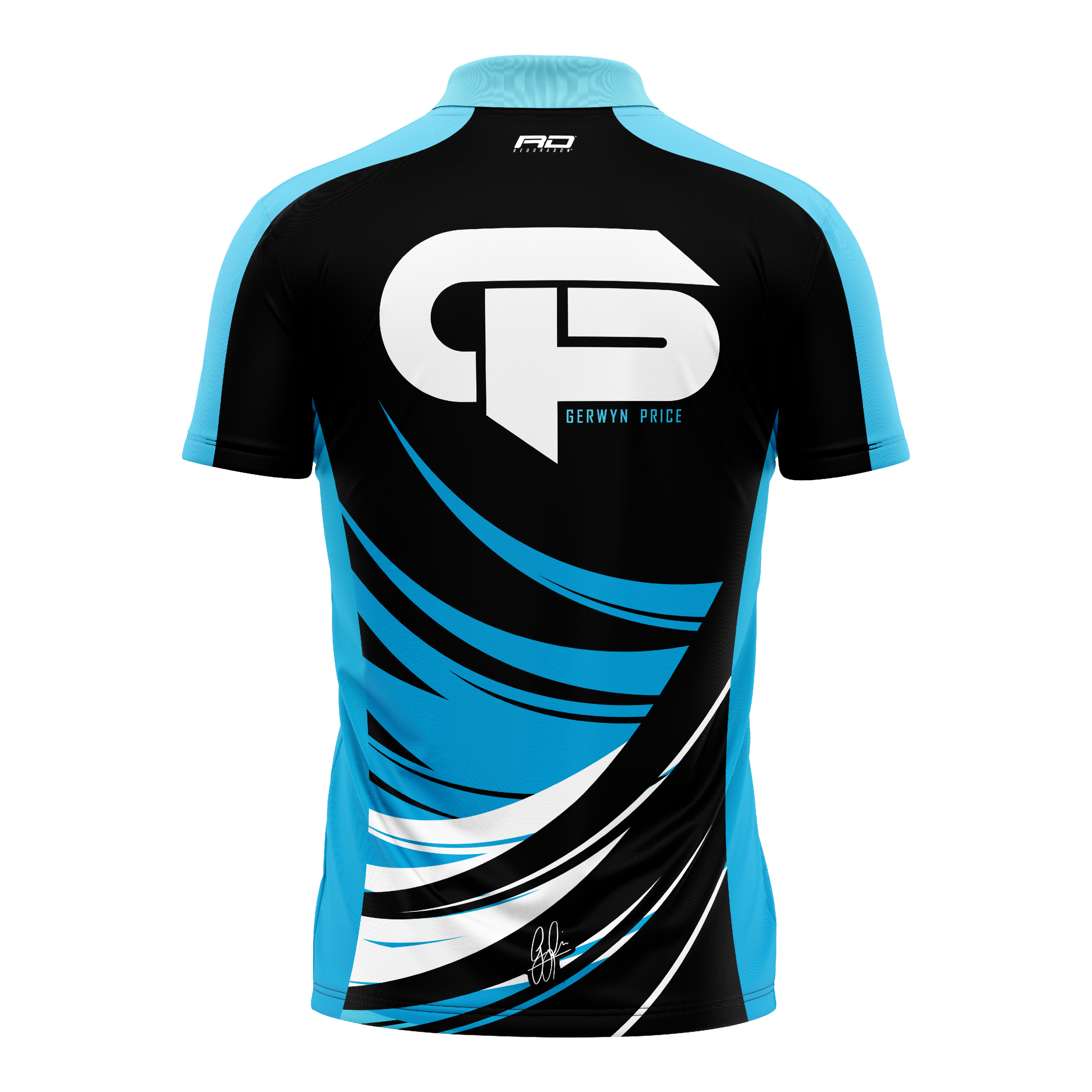 Red Dragon Gerwyn Price Limited Edition dart shirt Zu sehen ist das Red Dragon Gerwyn Price Limited Edition Dartshirt. Dieses Shirt wurde speziell für Dartspieler entworfen.