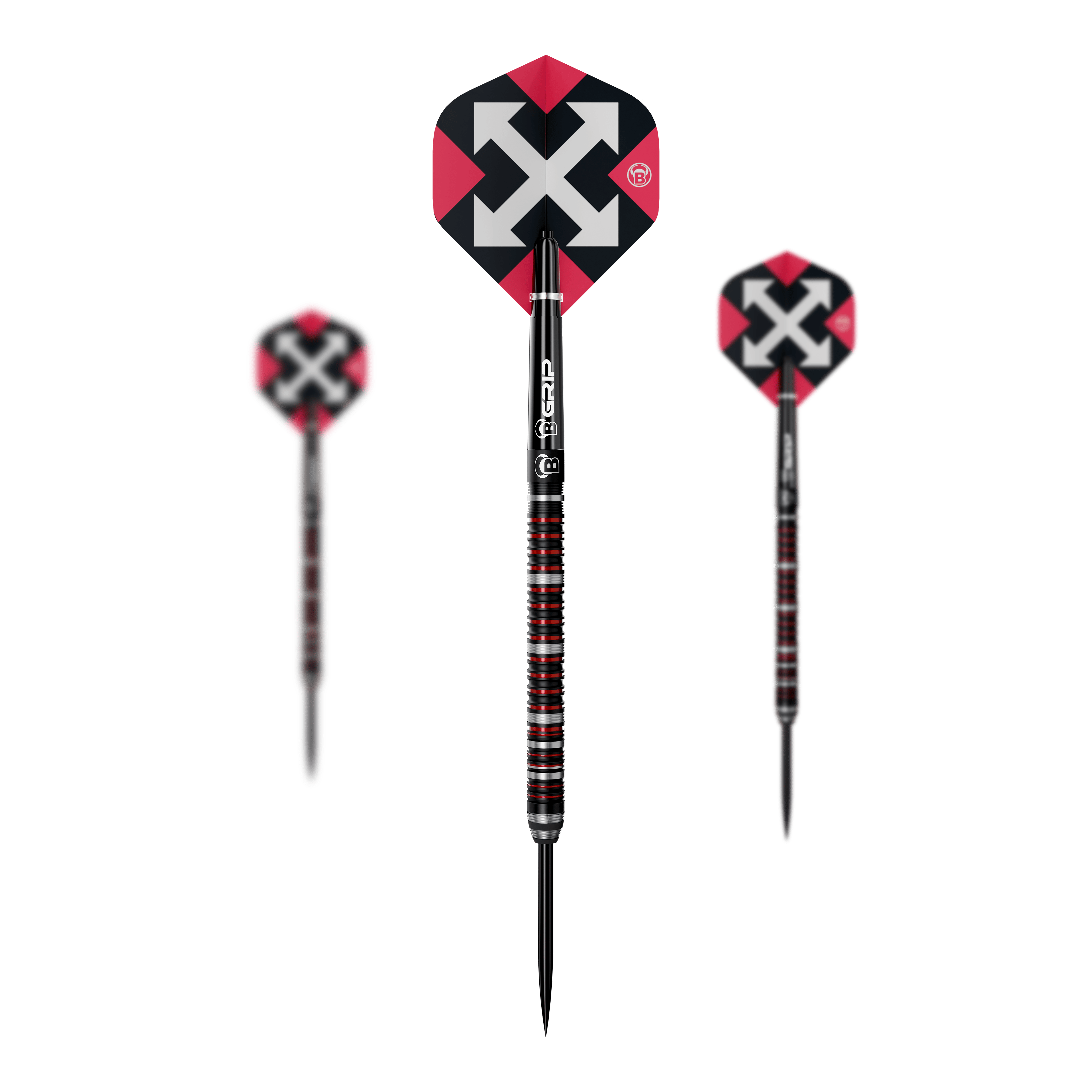 Abgebildet ist das Set Bulls Sixty S2 Steeldarts. Das Set eignet sich ideal für Dart-Enthusiasten.
