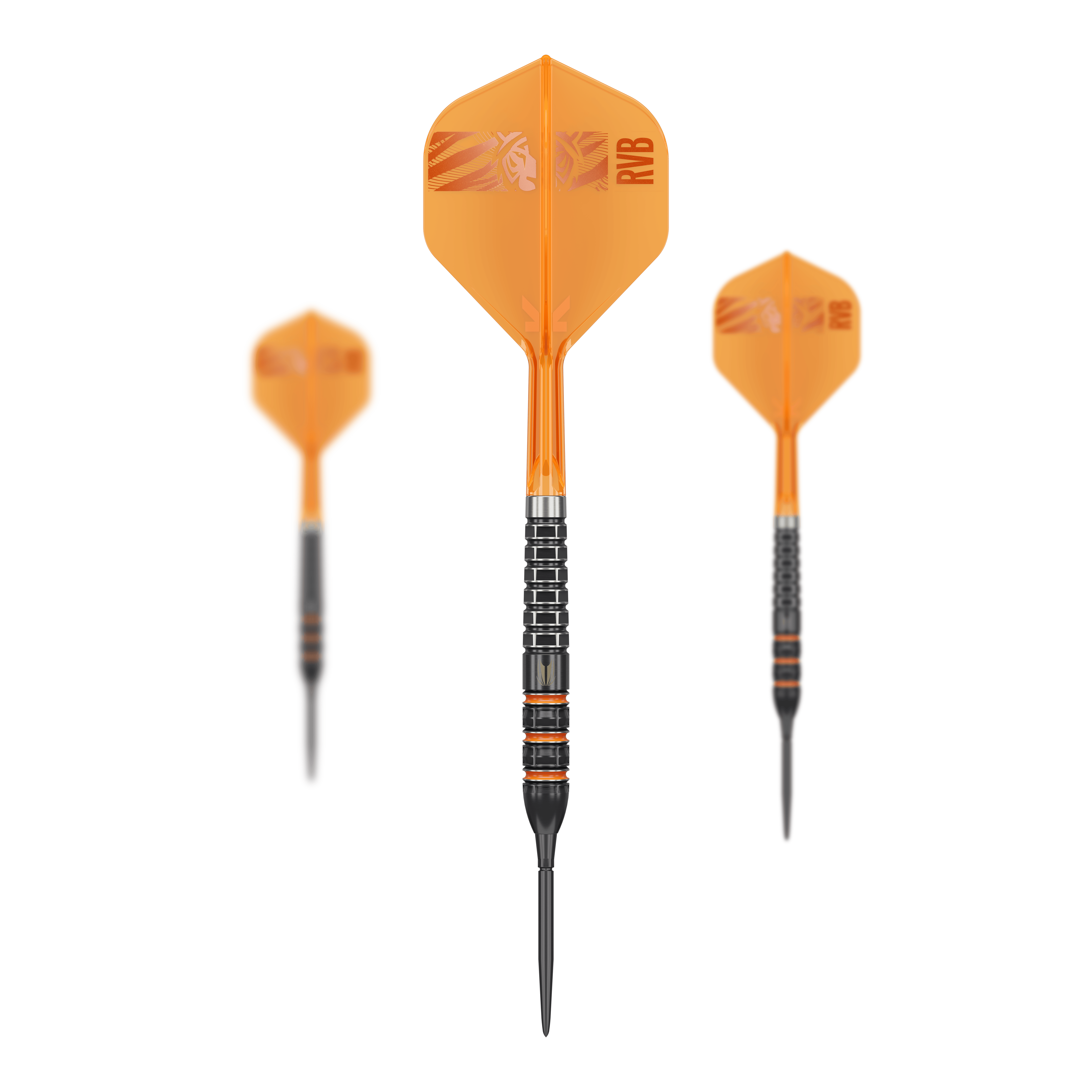 Target Raymond Van Barneveld 95K Swiss Points Steel Darts Abgebildet ist das Produkt Target Raymond Van Barneveld 95K Swiss Points Steeldarts. Die Steeldarts werden als komplettes Set präsentiert.