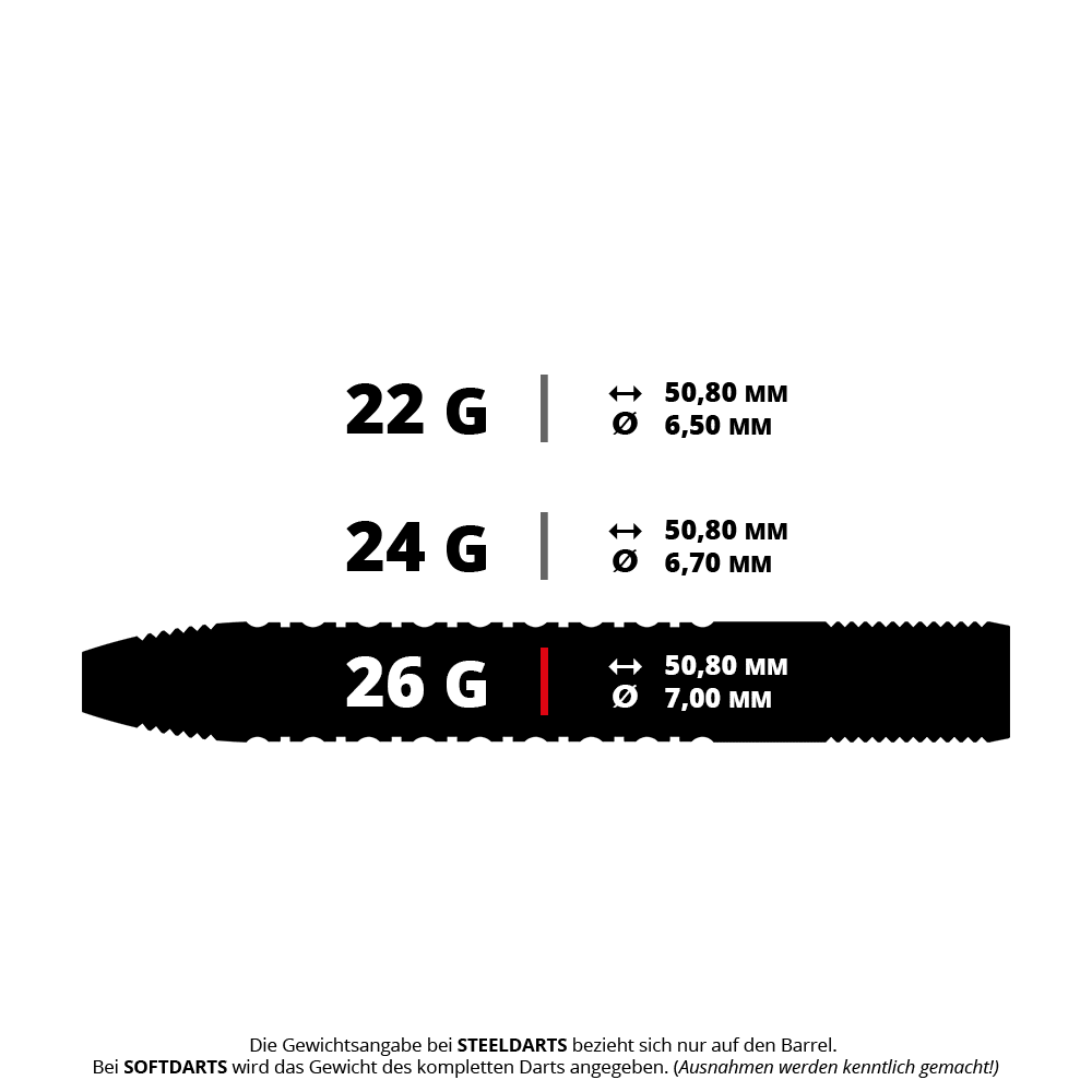 Red Dragon T-800 Steeldarts