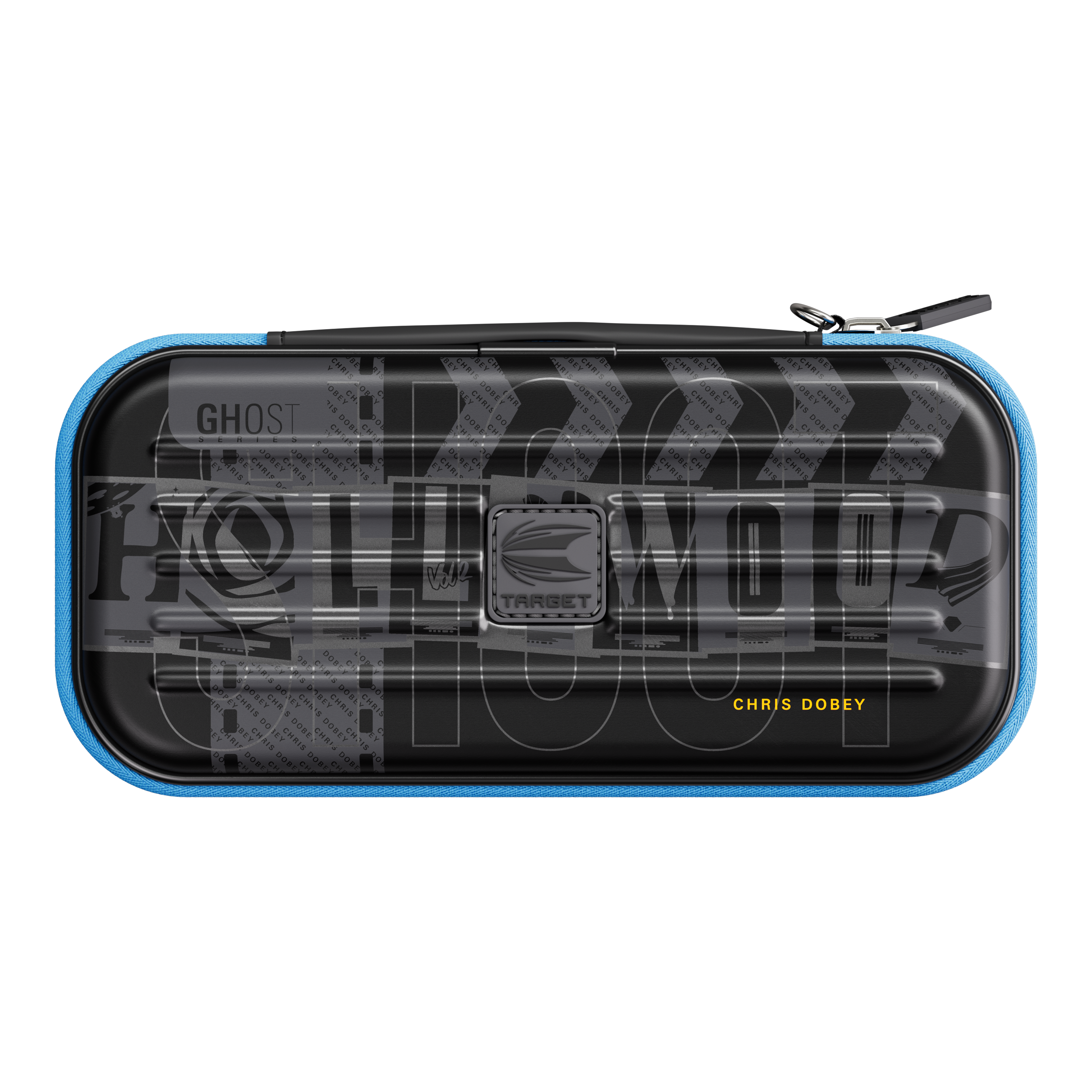 Takoma Ghost Series Chris Dobey dart case Das Bild zeigt das Takoma Ghost Series Chris Dobey Dartcase. Dies ist ein Dartcase aus einer speziellen Kollektion.