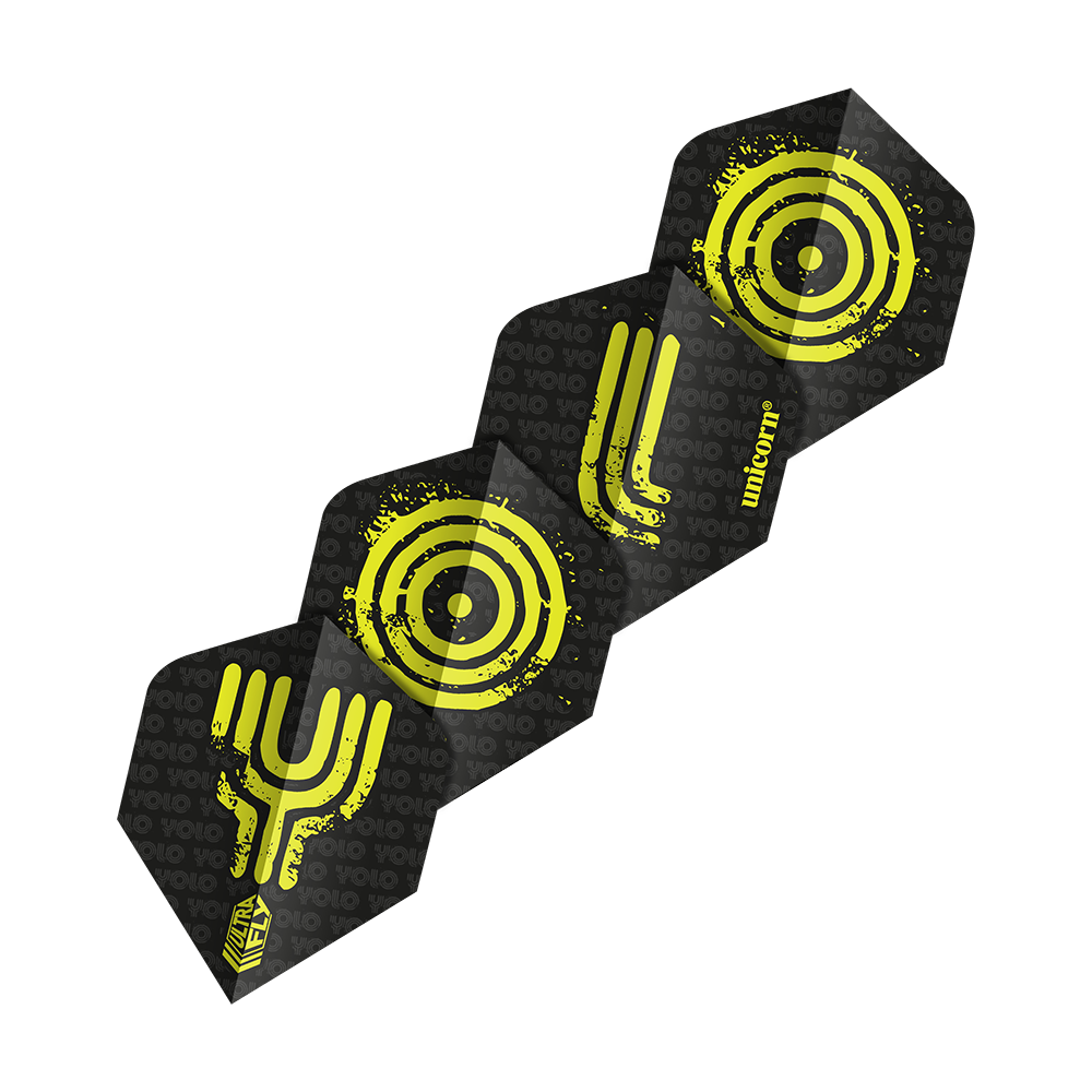 Unicorn Ultrafly 100 YOLO Yellow Plus 4 Motif Flights