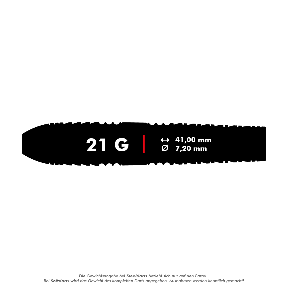 Target Crux Japan Justice Swiss Point Steeldarts - 21g