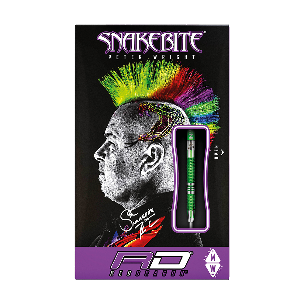 Red Dragon Peter Wright Snakebite Mamba 2 steel darts