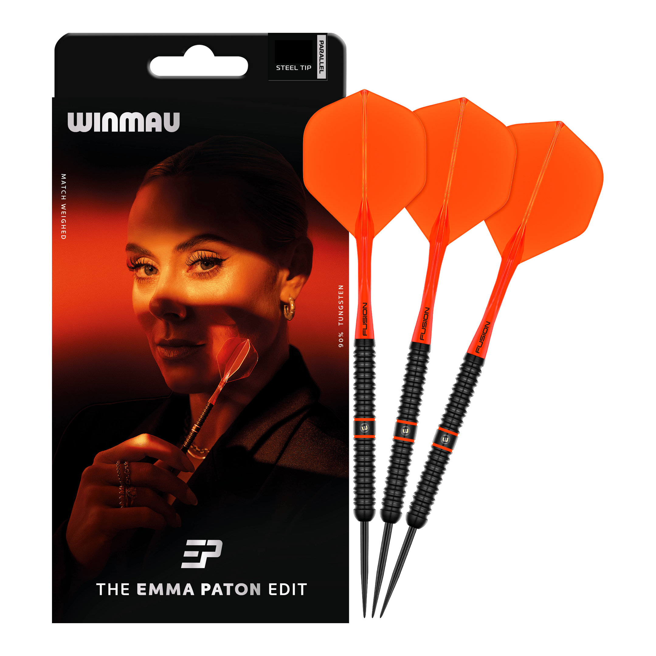 Winmau Emma Paton Edit Steeldarts - 23 g Das Produkt Winmau Emma Paton Edit Steeldarts - 23 g ist auf dem Bild zu sehen. Es handelt sich um hochwertige Steeldarts für präzises Werfen.