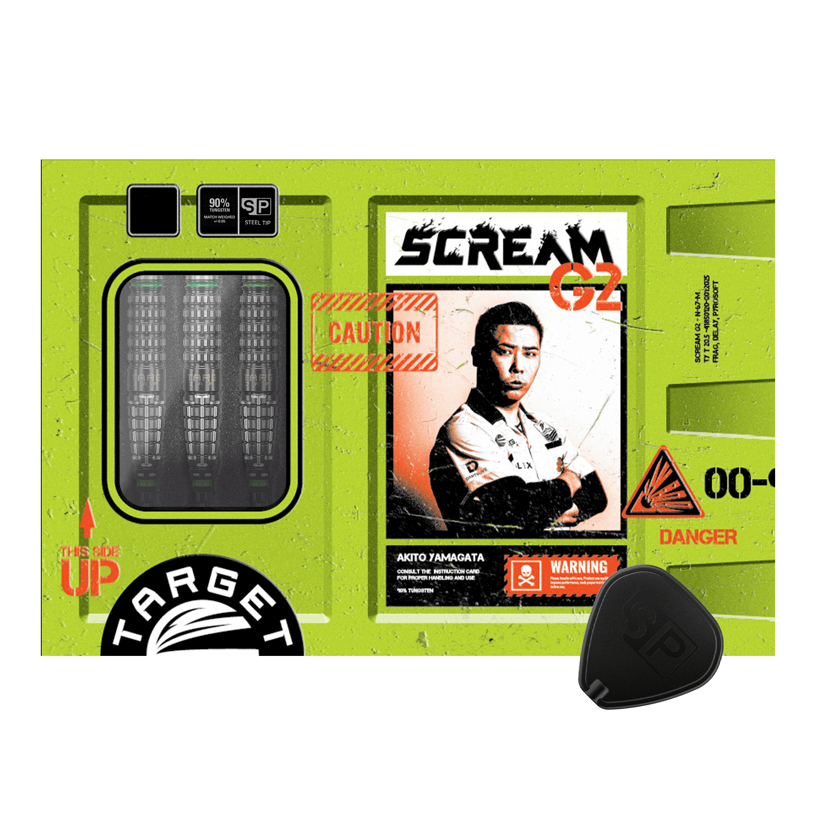 Target Japan Prime Series Akito Yamagata Scream GEN2 Swiss Point Steeldarts - 23g Abgebildet sind die Target Japan Prime Series Akito Yamagata Scream GEN2 Swiss Point Steeldarts - 23g. Sie eignen sich besonders gut für professionelle und ambitionierte Dartspieler.