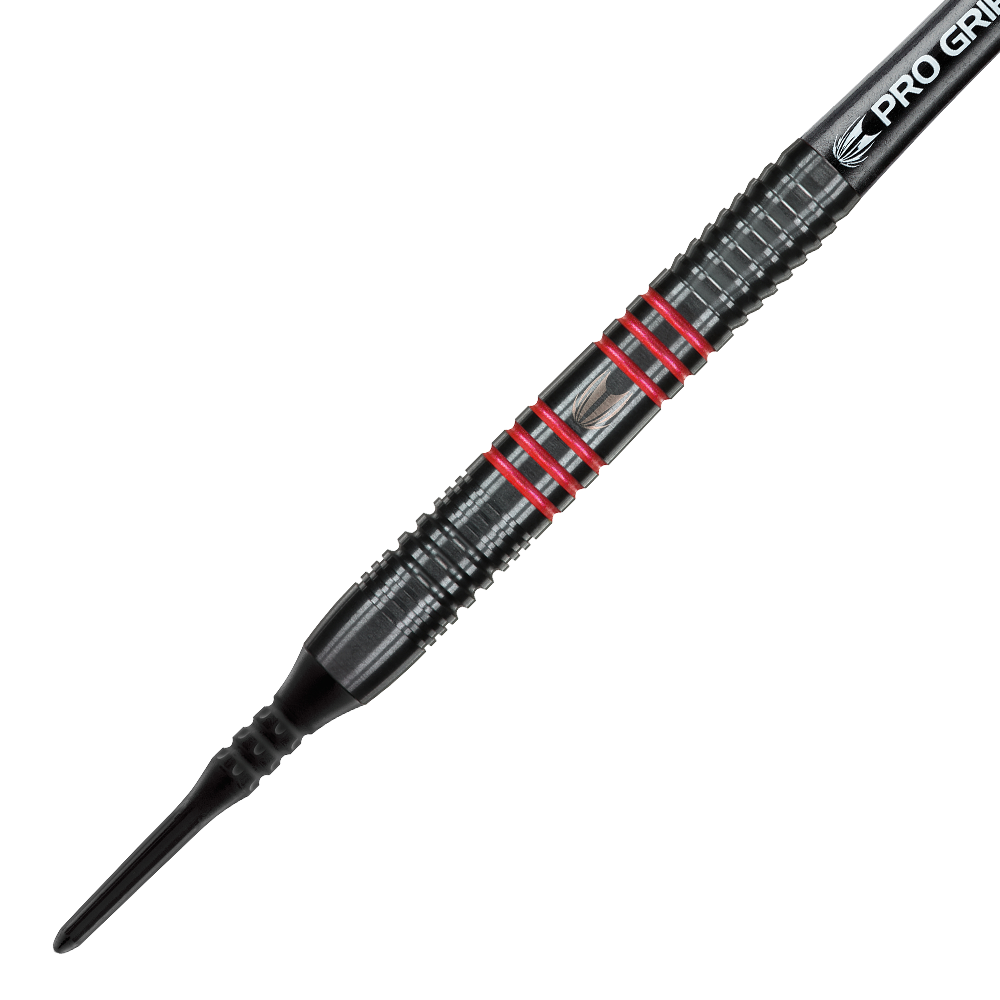 Target Vapor8 Black Red Soft Darts - 19g