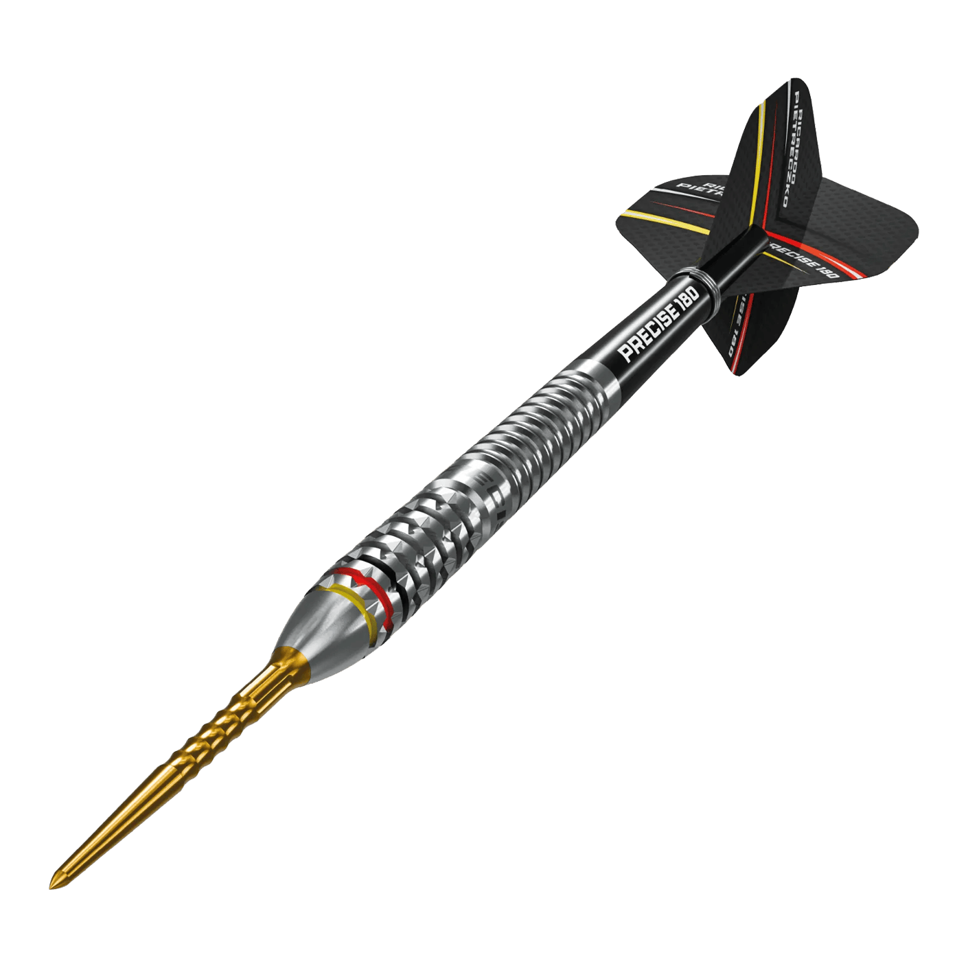 Precise 180 Ricardo Pietreczko GEN1 steel darts Das Bild zeigt die Precise 180 Ricardo Pietreczko GEN1 Steeldarts. Moderne Steeldarts zur professionellen Verwendung.