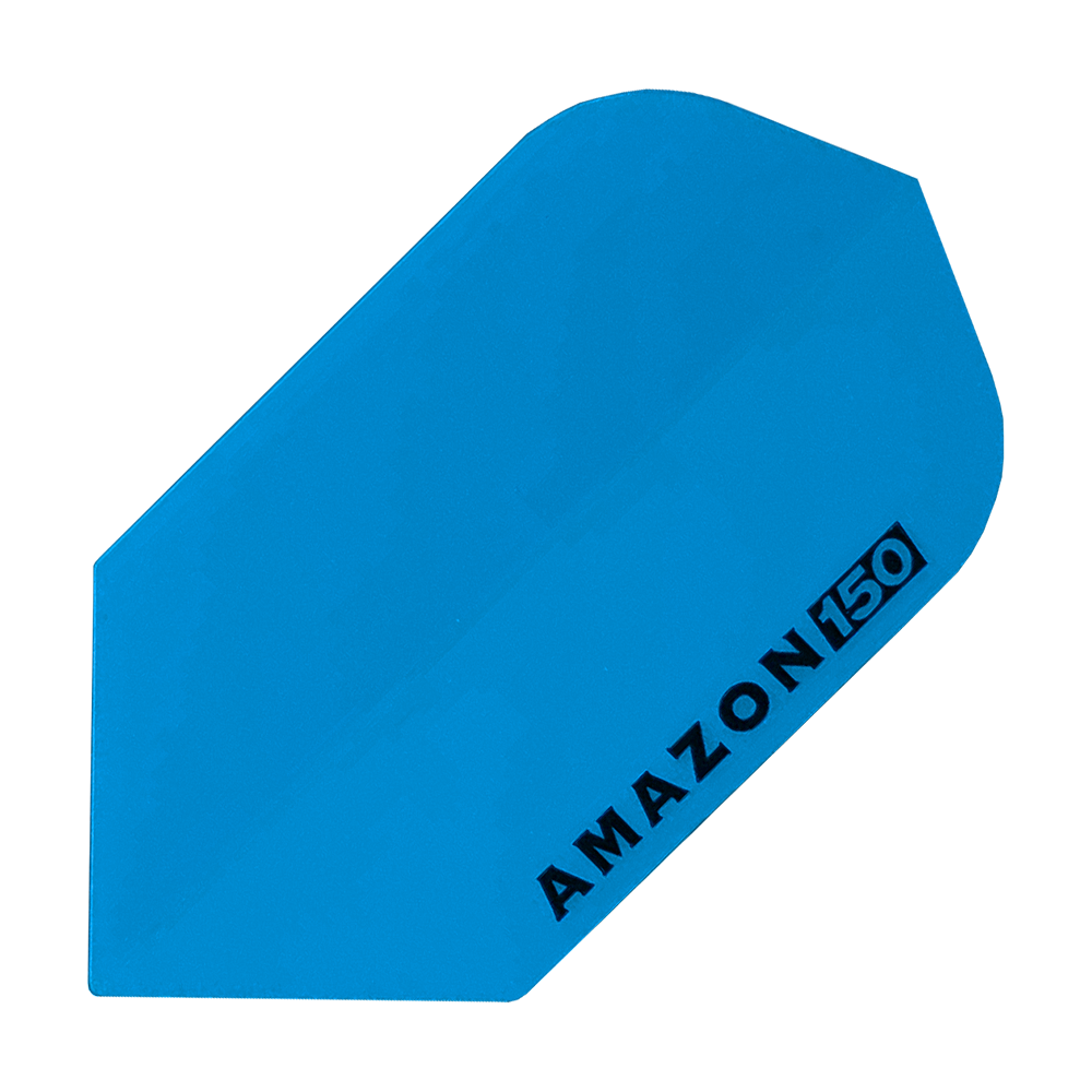 A16_Amazon_Flights_A16_1 Das Bild zeigt das Produkt "Amazon Flights A16", das in einer leuchtend blauen Farbe gestaltet ist. Auf dem Flight steht in schwarzer Schrift "AMAZON 150".